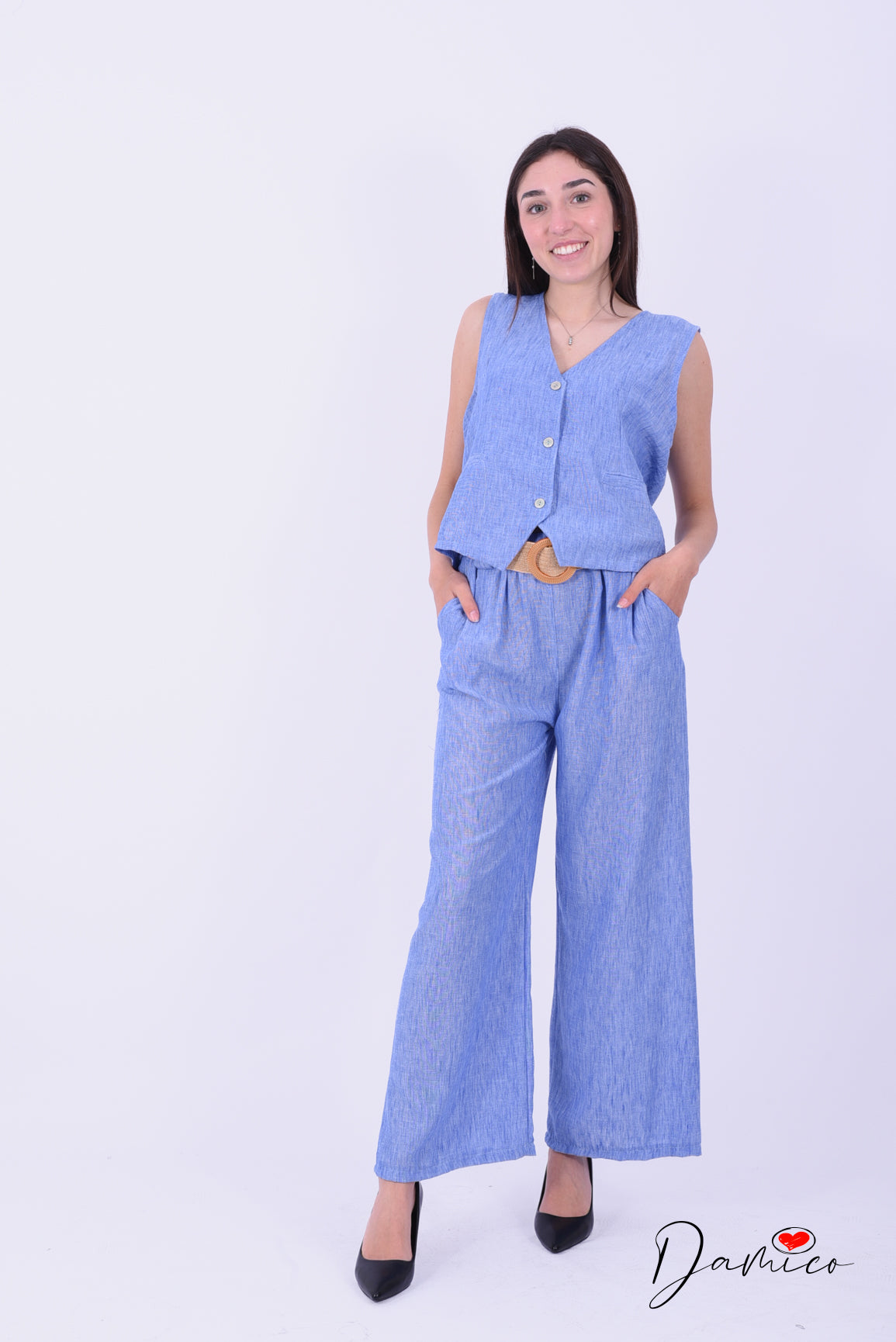 Coordinato gilet corto