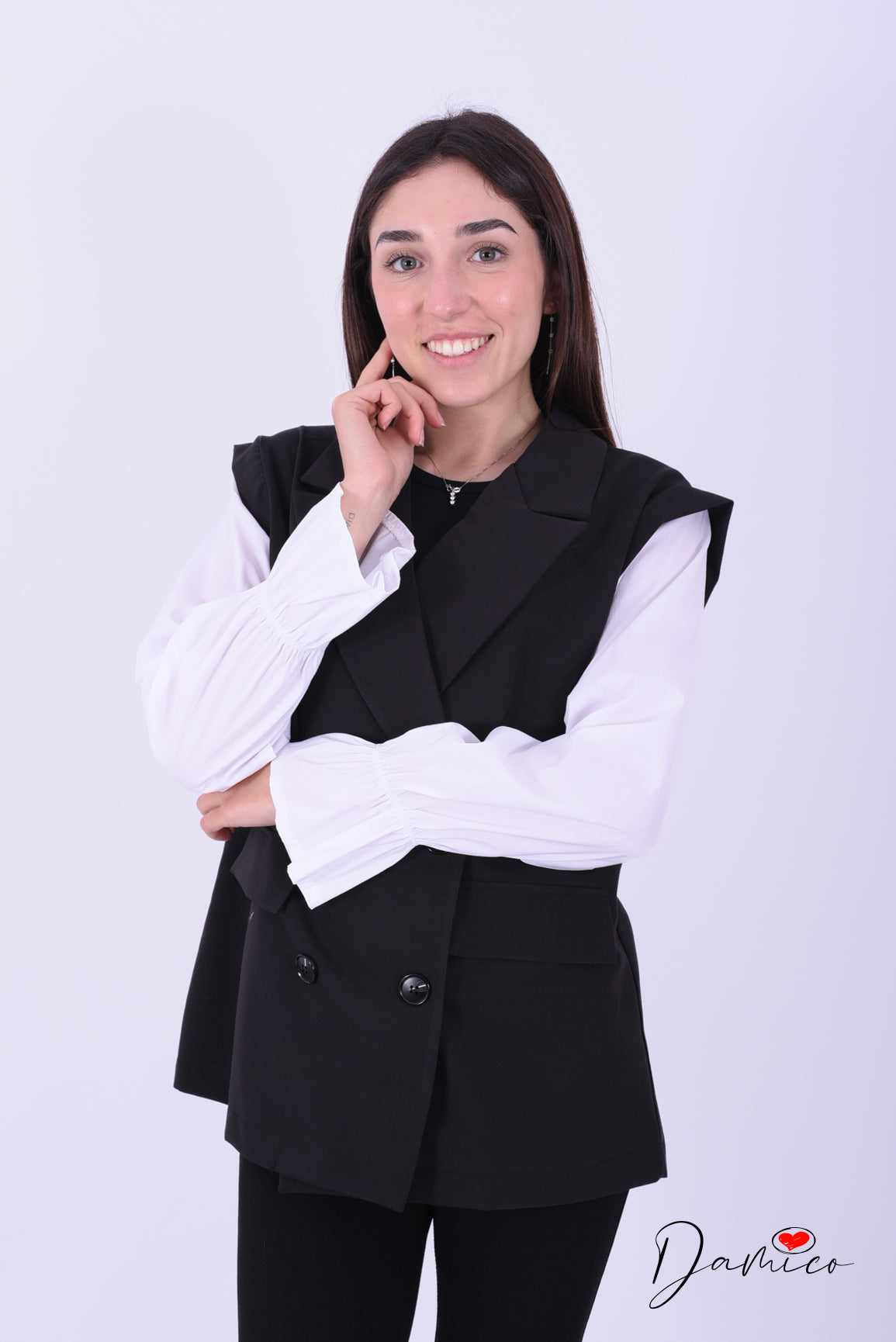 Blazer manica shirt