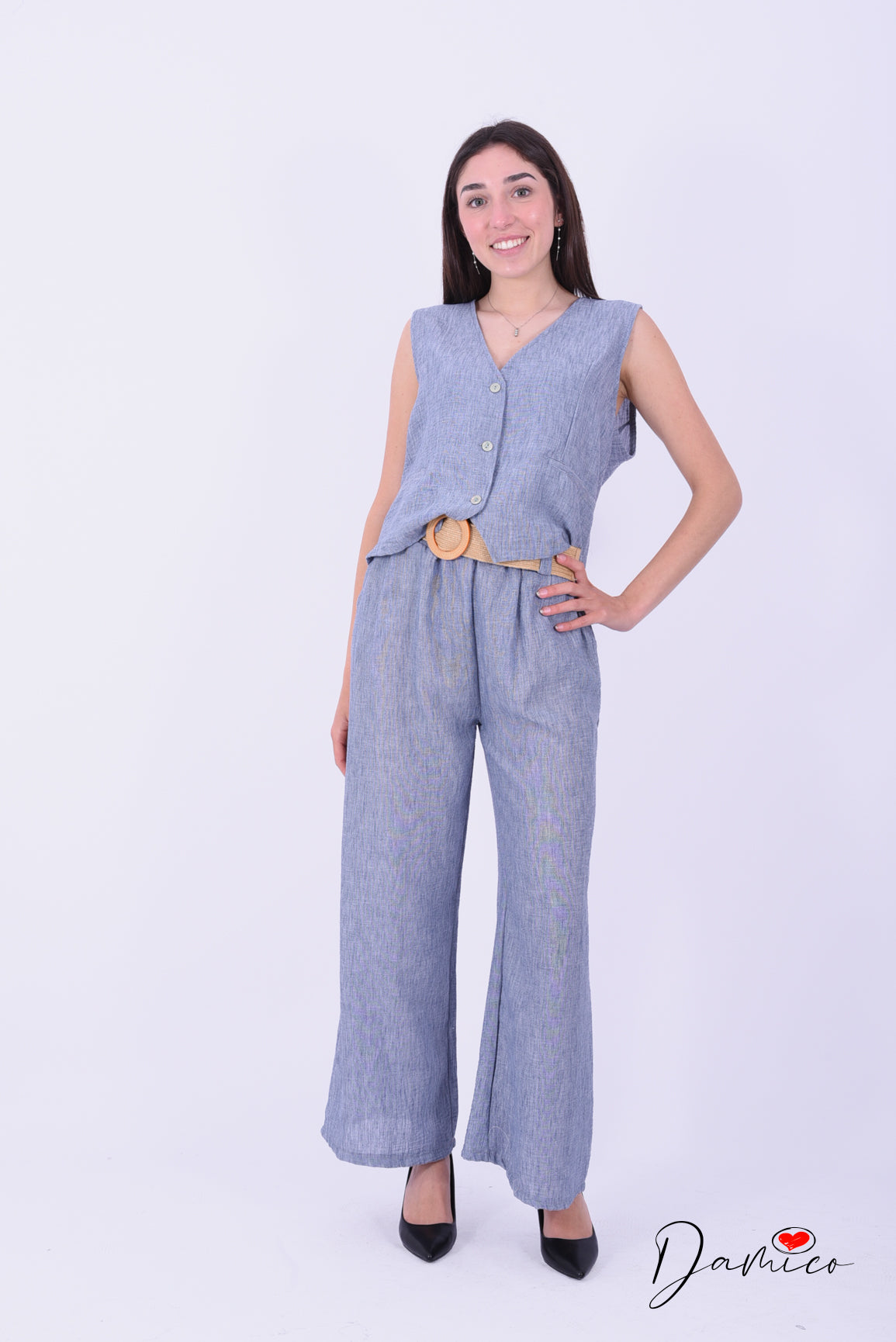 Coordinato gilet corto