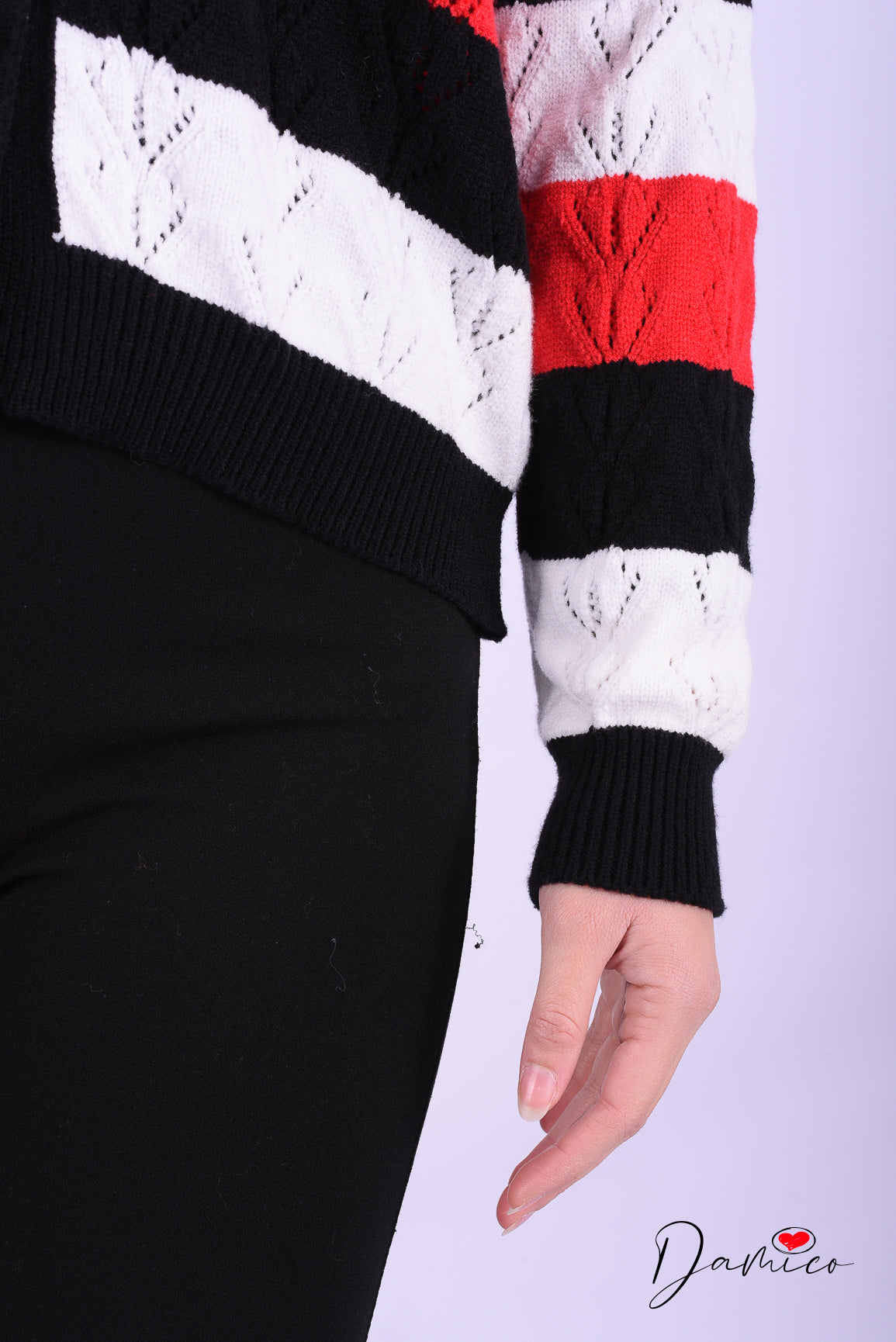 Cardigan tris stripes