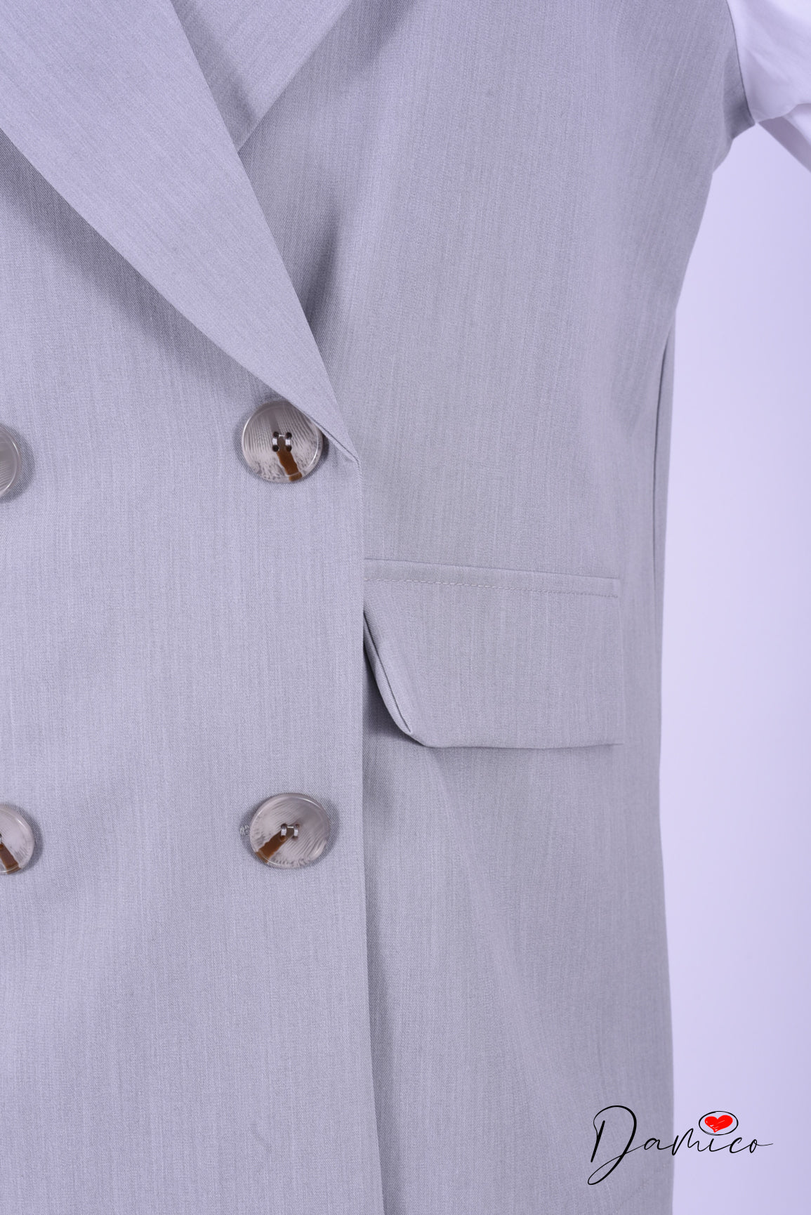 Blazer manica shirt