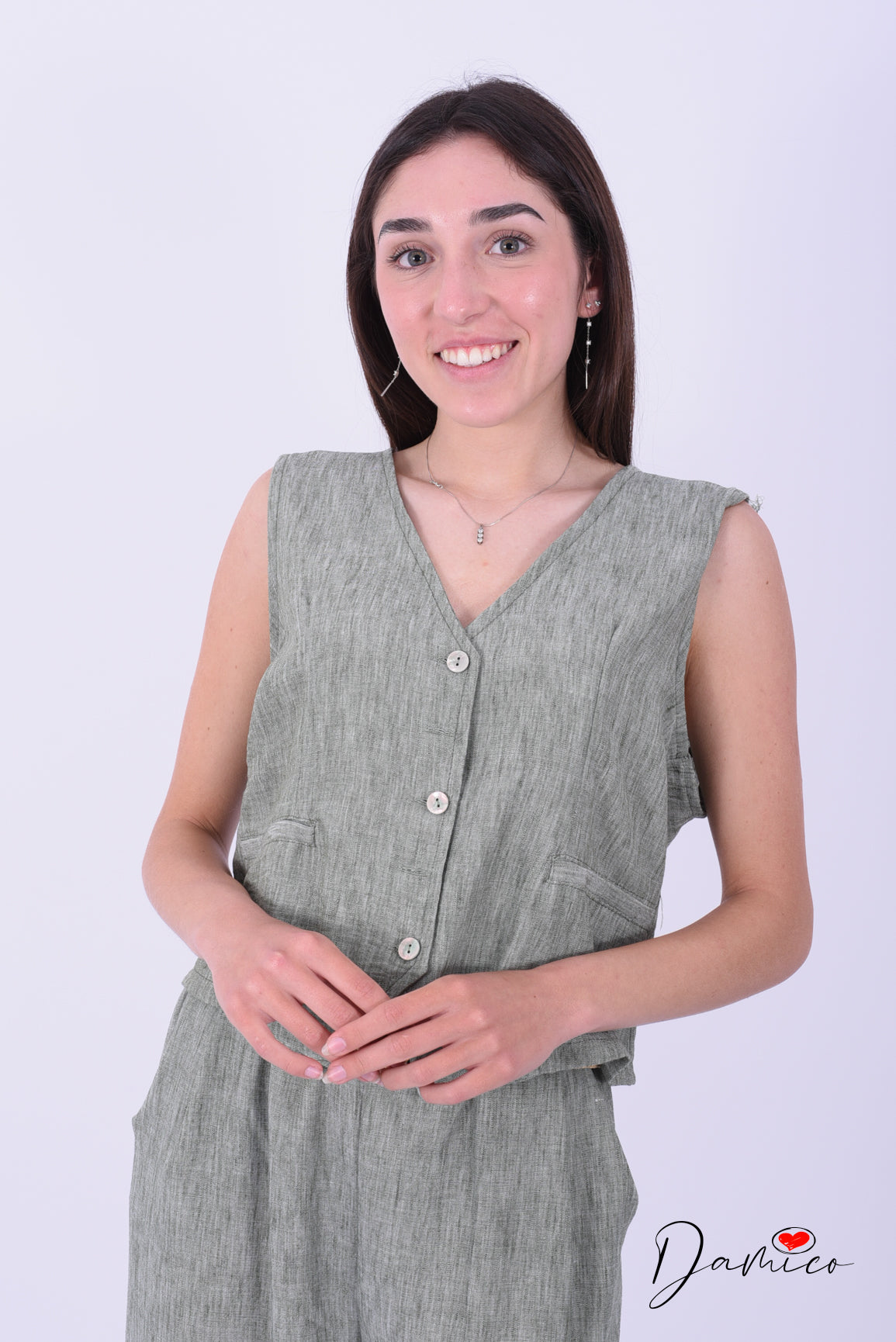 Coordinato gilet corto