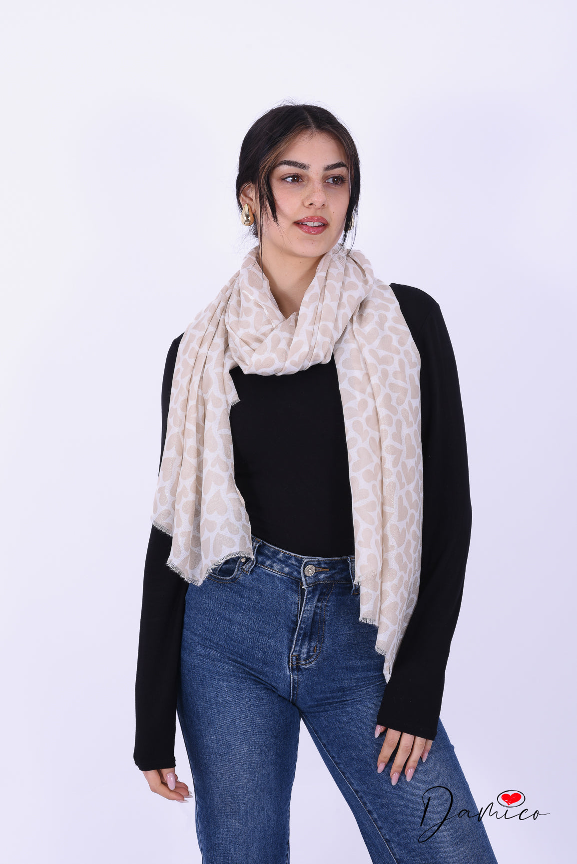 Pashmina cuori