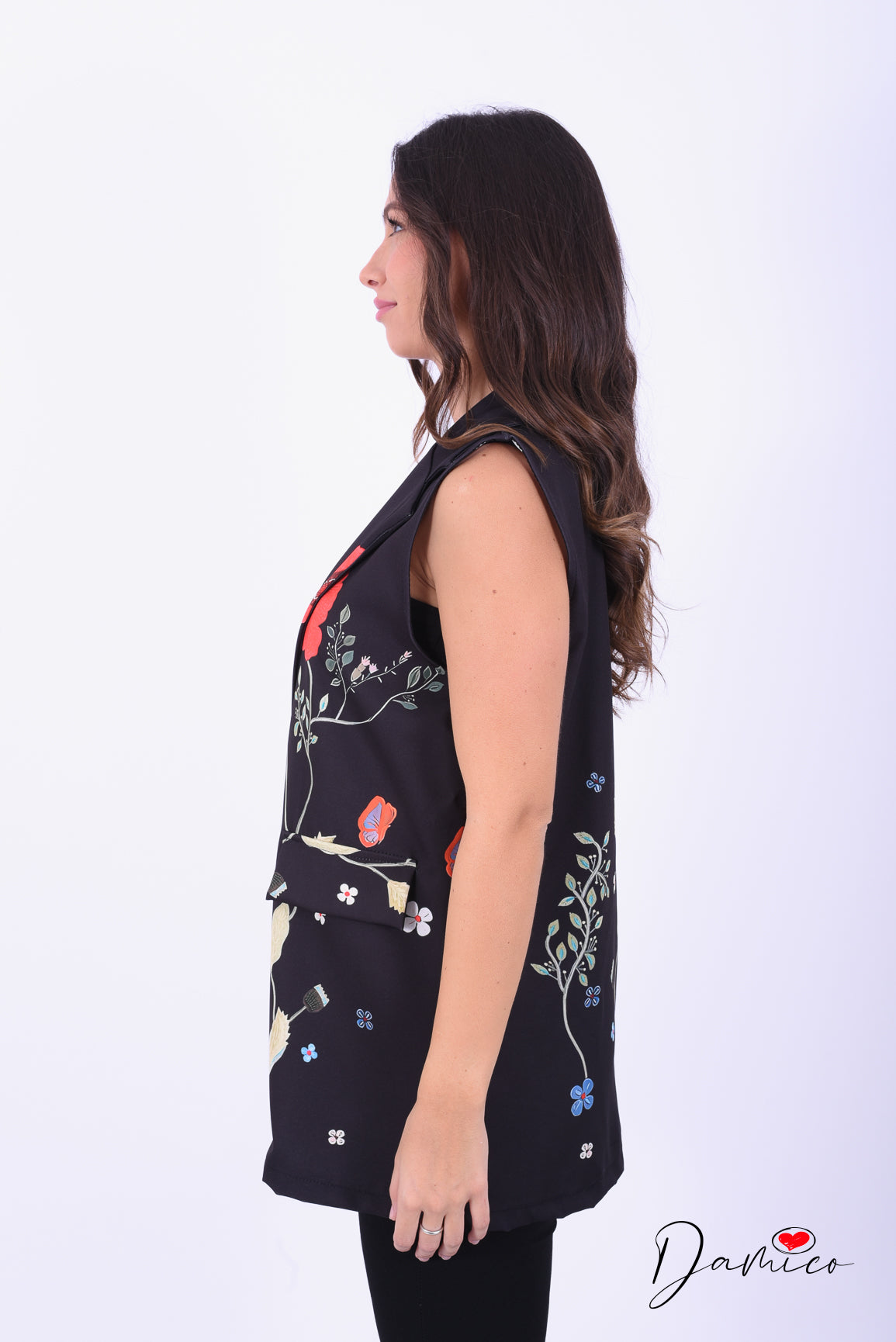 Gilet foxy flower