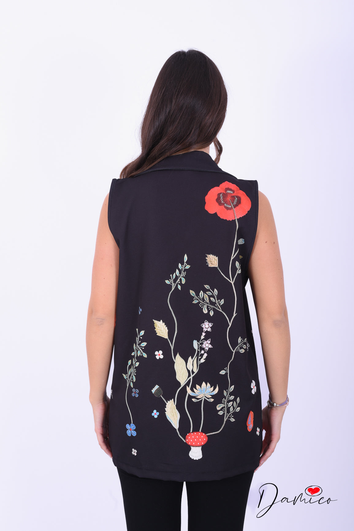 Gilet foxy flower