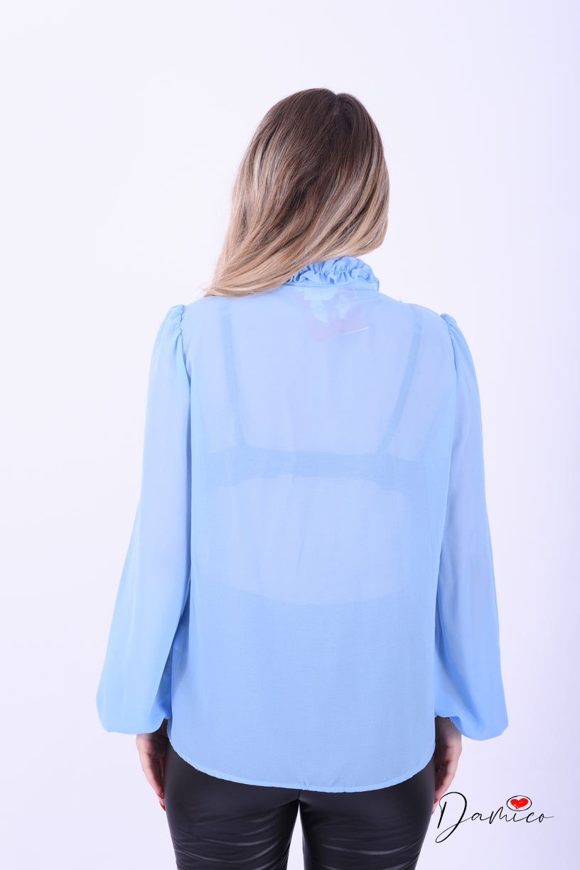 Blusa con rouches