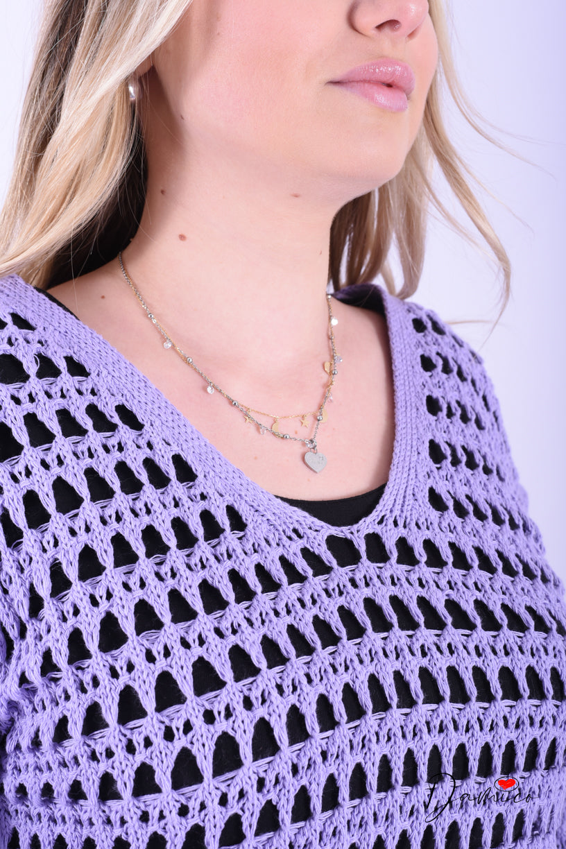 Maglia traforata