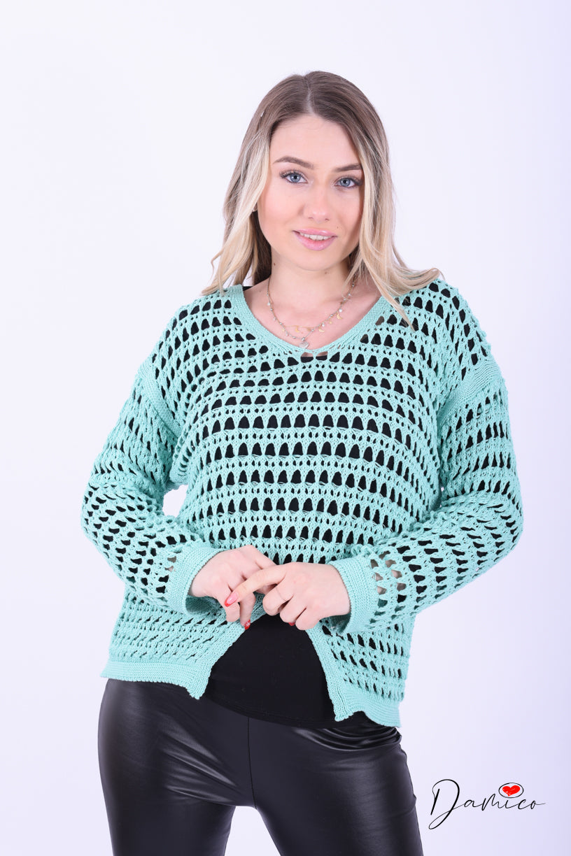 Maglia traforata