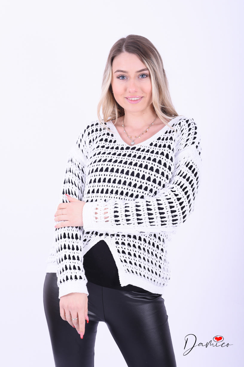 Maglia traforata