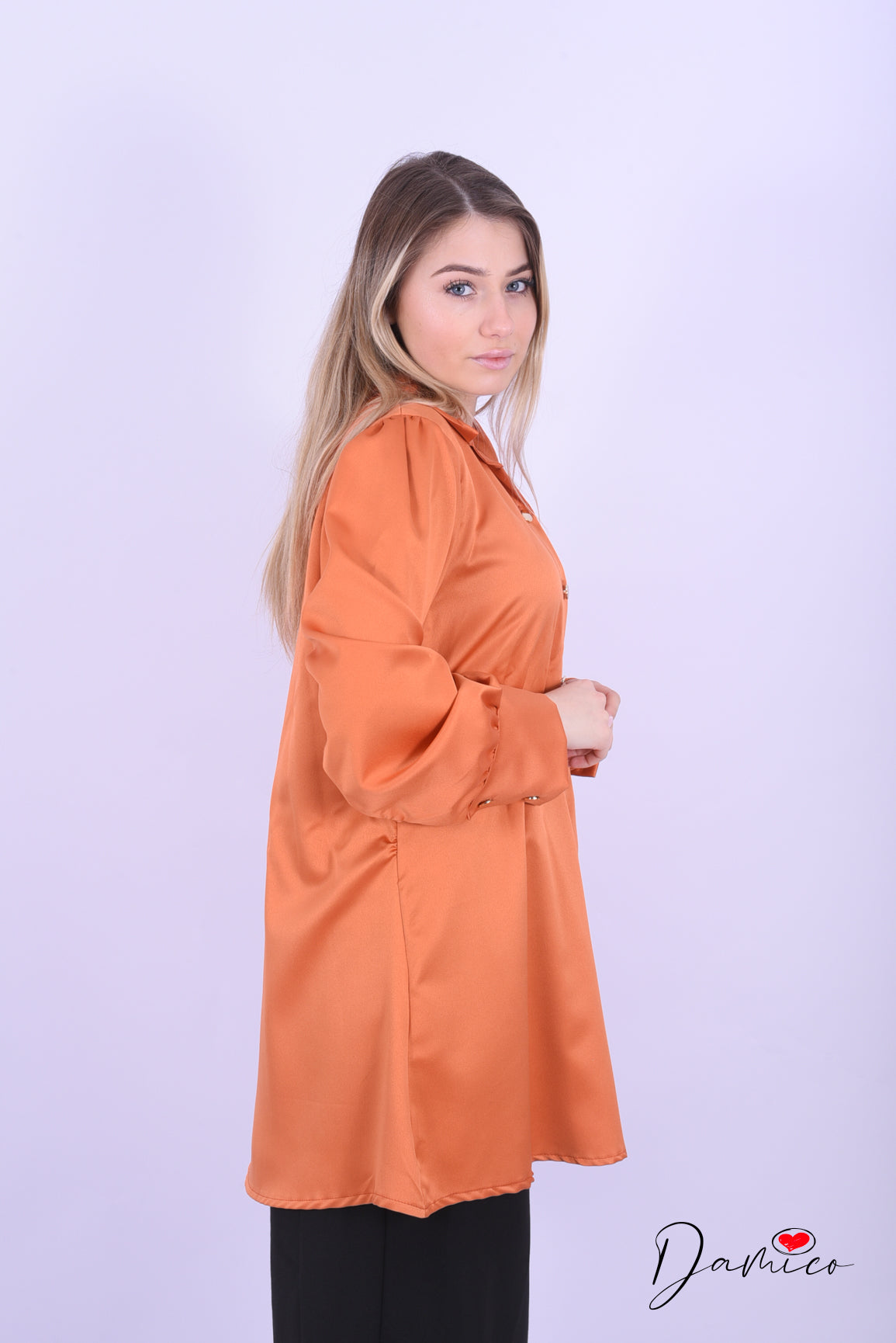 Camicia bottoni Gold