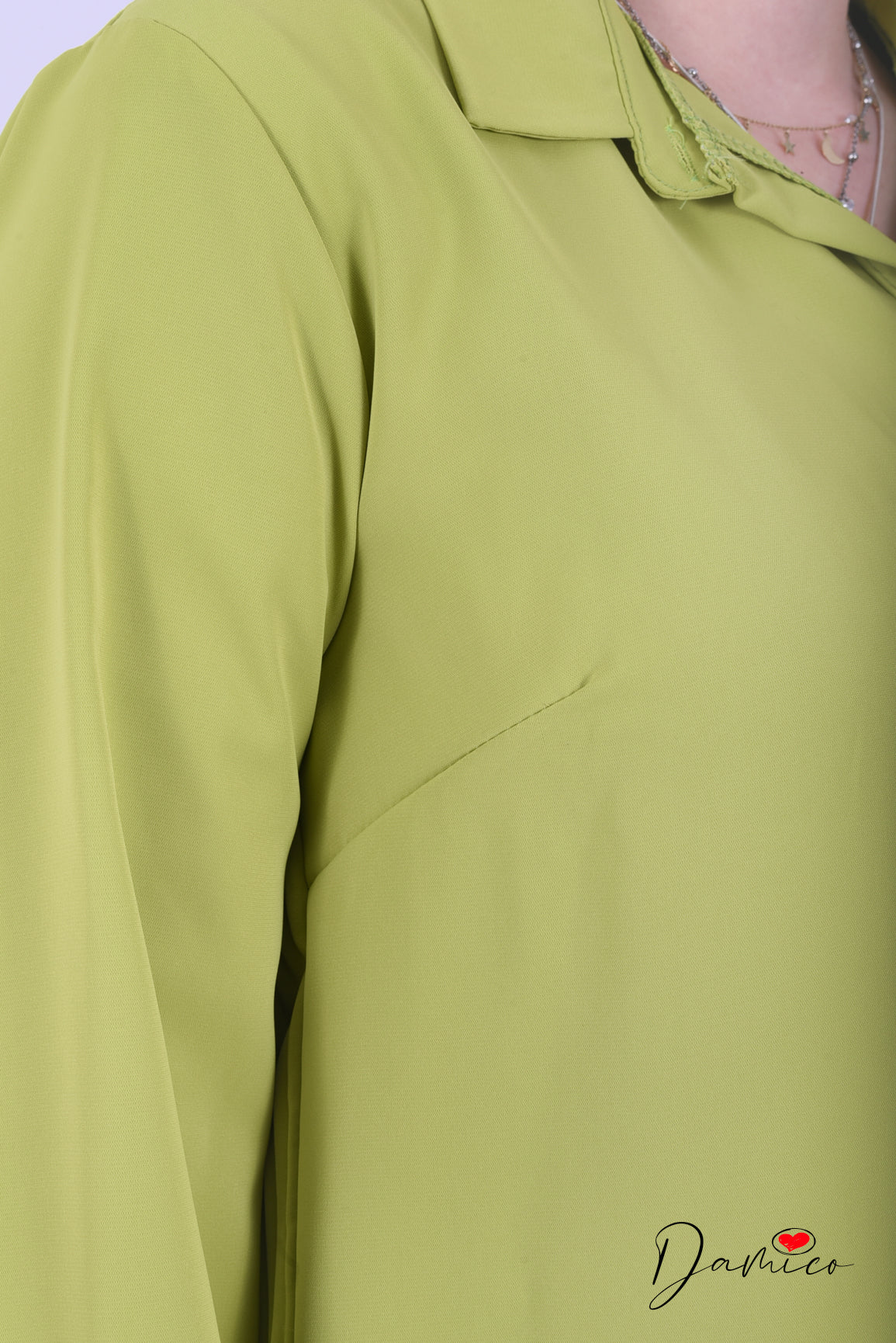 Camicia plissettata