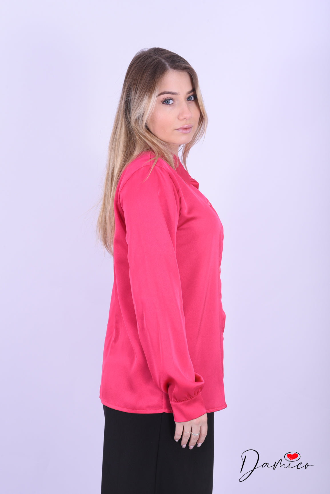 Camicia satinata