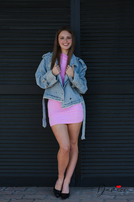 Tubino scollo svasato