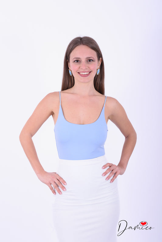 Body bretellina punti luce