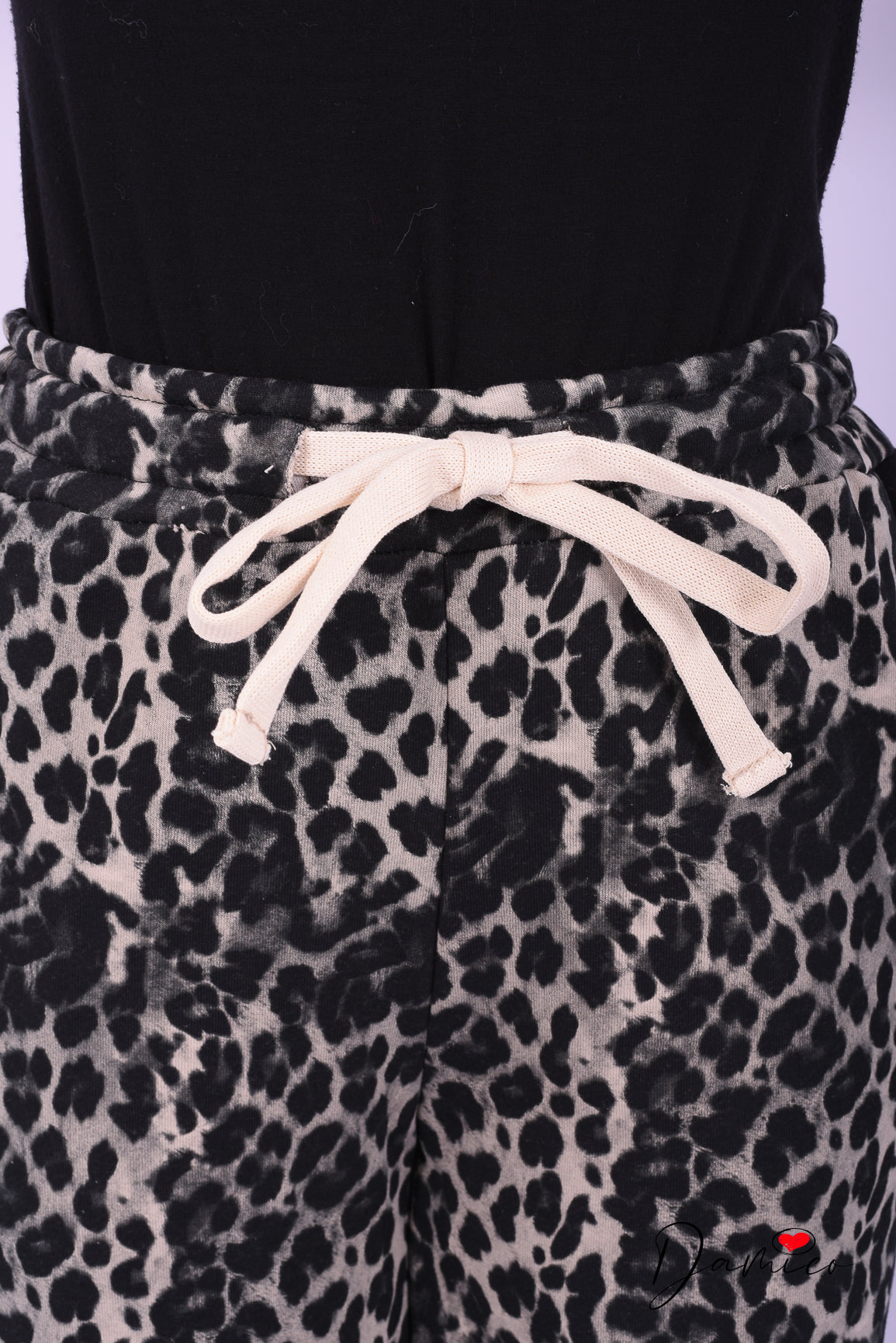 Pantalone tuta leopardato