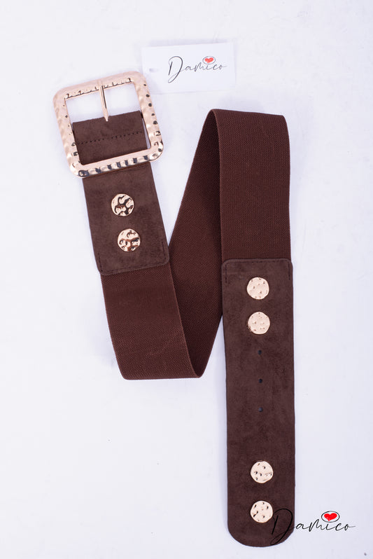 Cintura gold hammered details