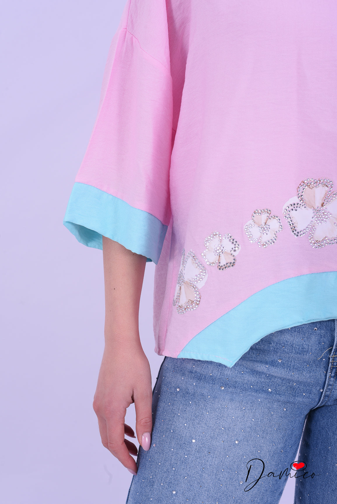Maglia con fiori