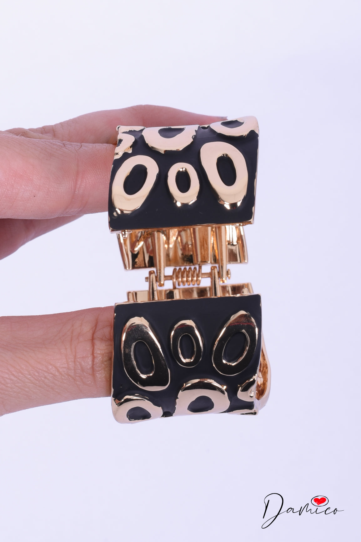 Bracciale a molla ethnic ovals