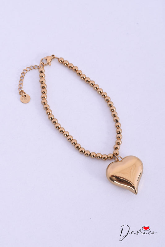 Bracciale gold heart