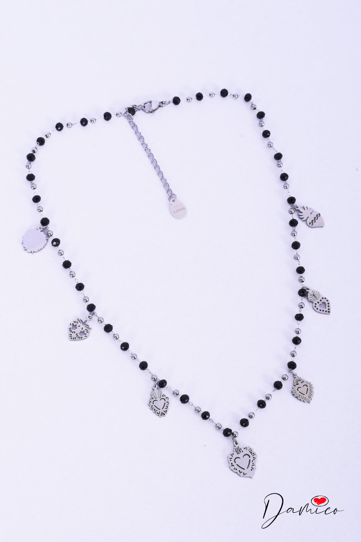 Collanina mini cuori sacri