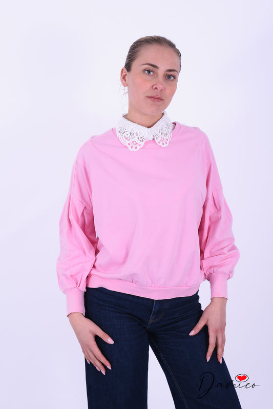 Colletto camicia pizzo