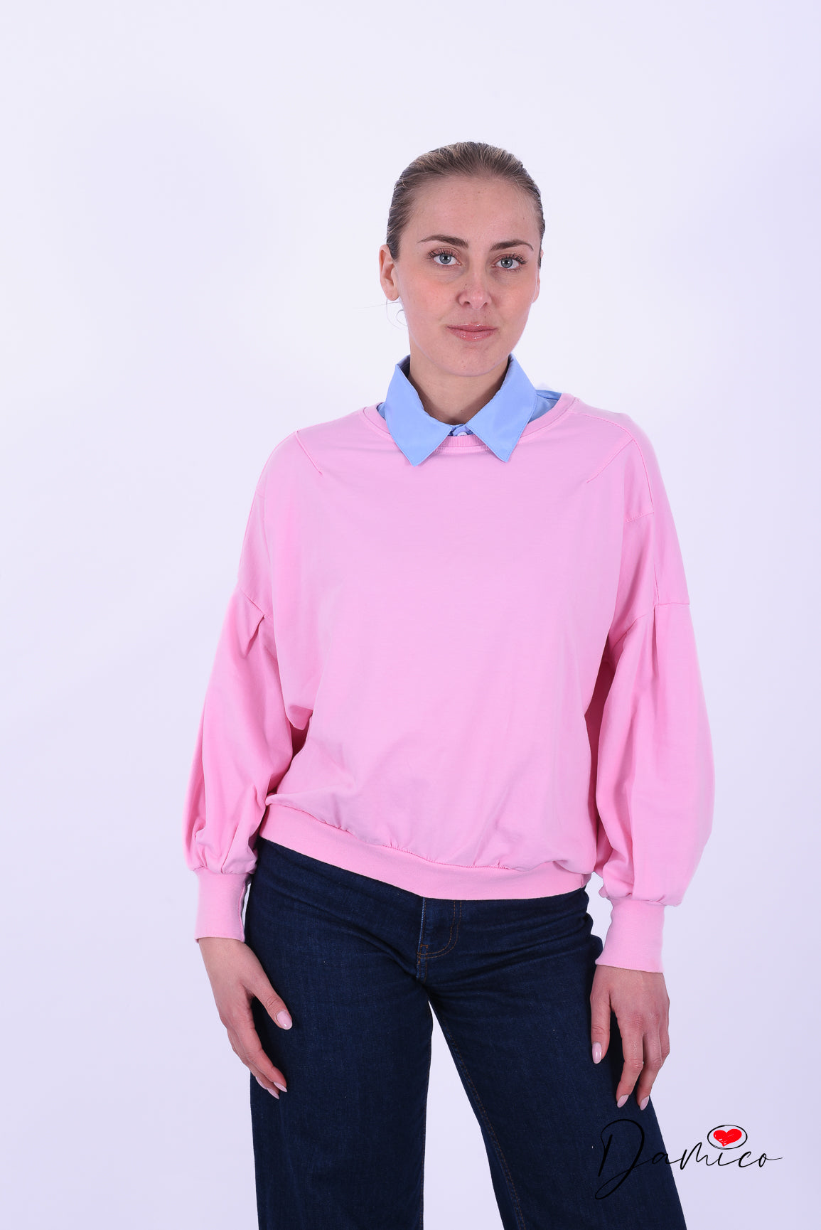 Colletto basic tinta unita