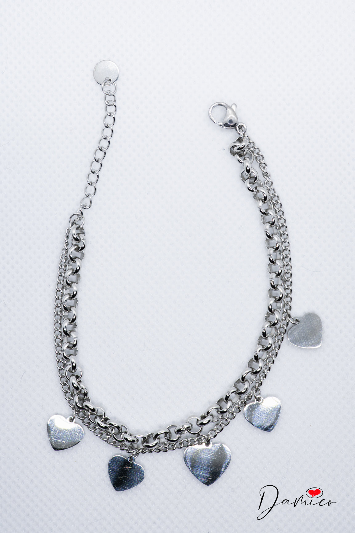 Bracciale cuoricini