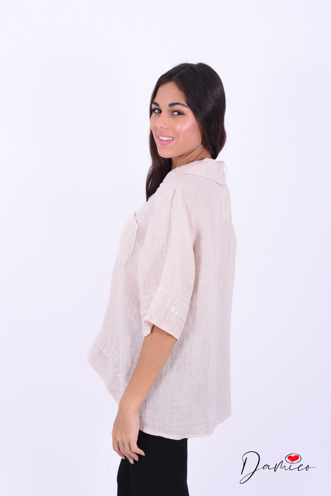 Camicia brillantini leo