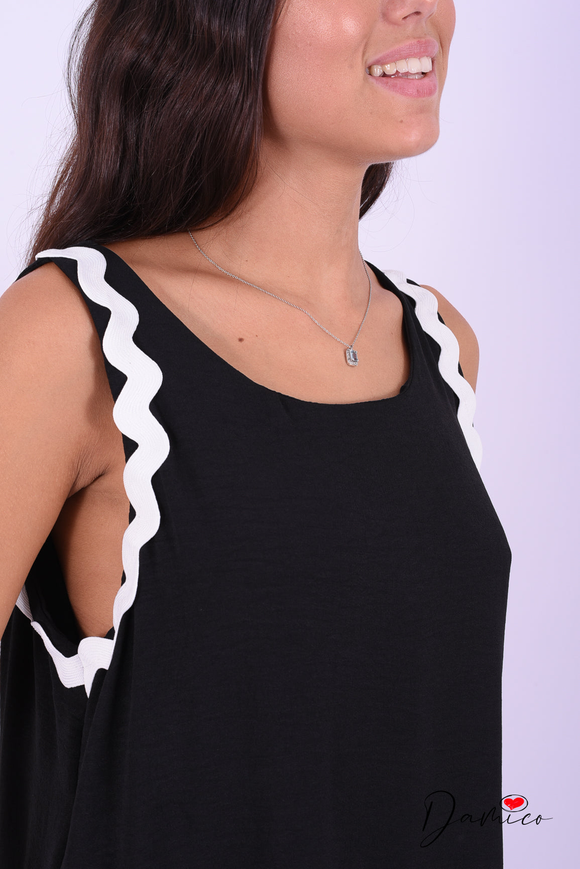Abito decori zig zag