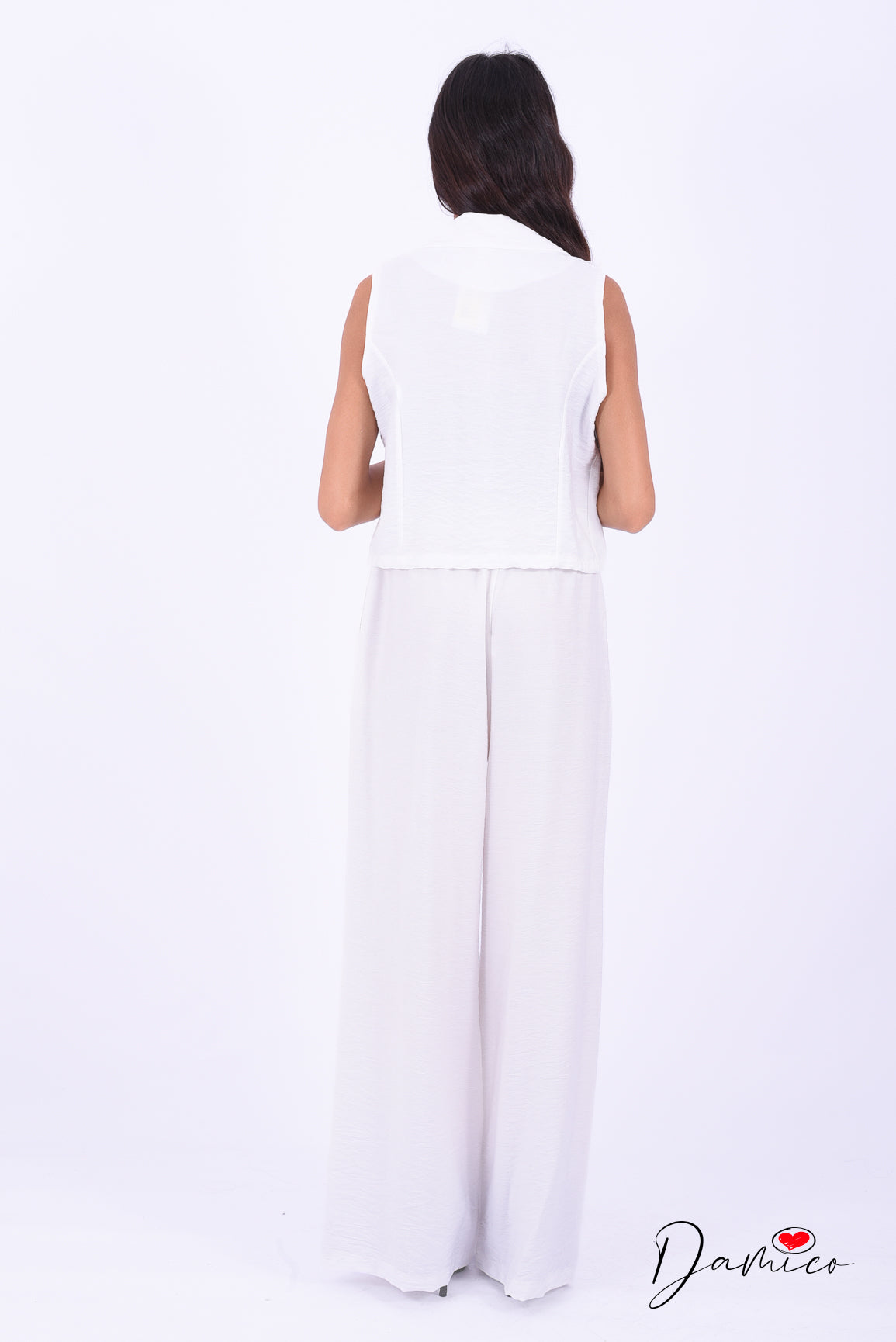 Completo gilet lacci