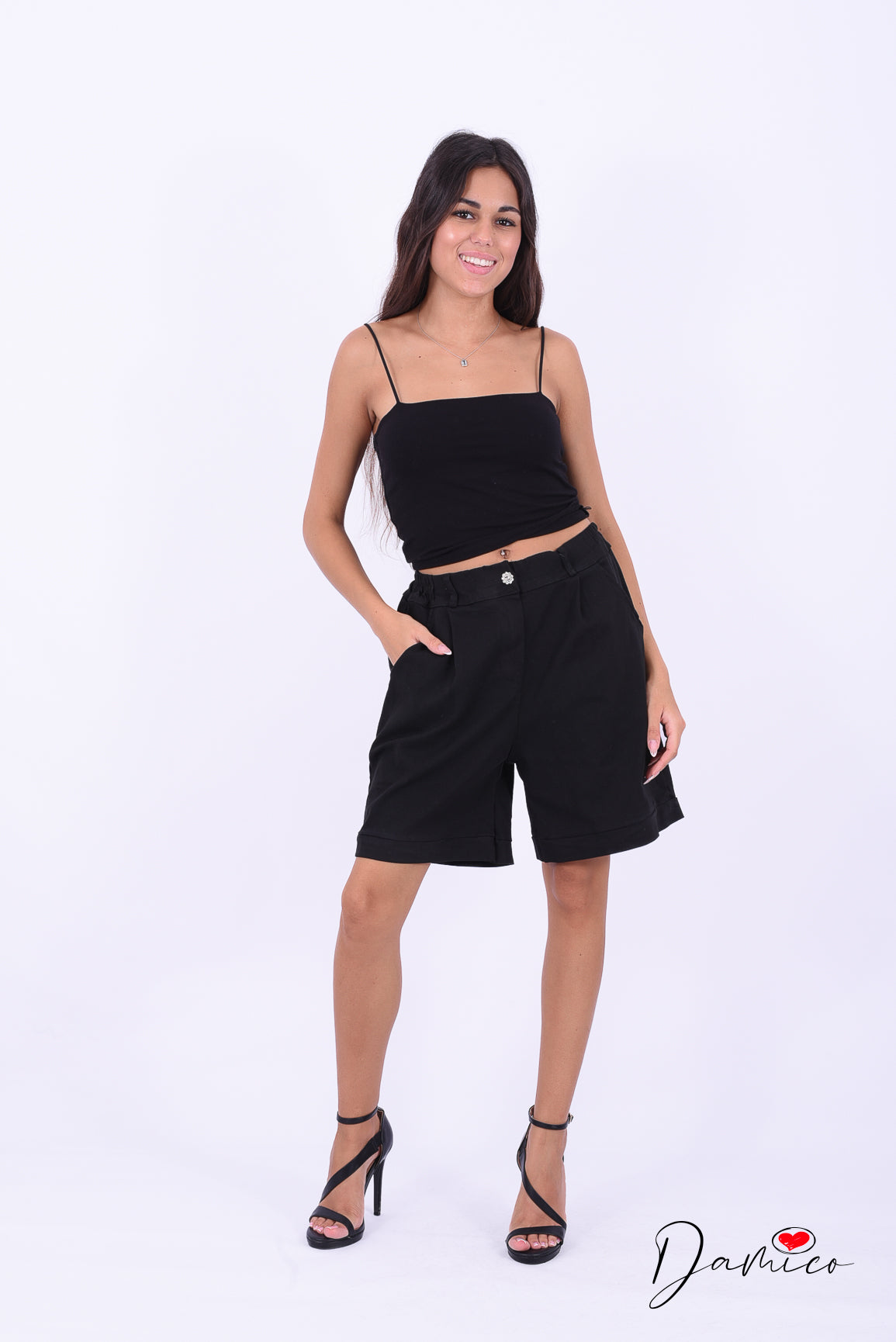 Pantaloncini bottone Diamond
