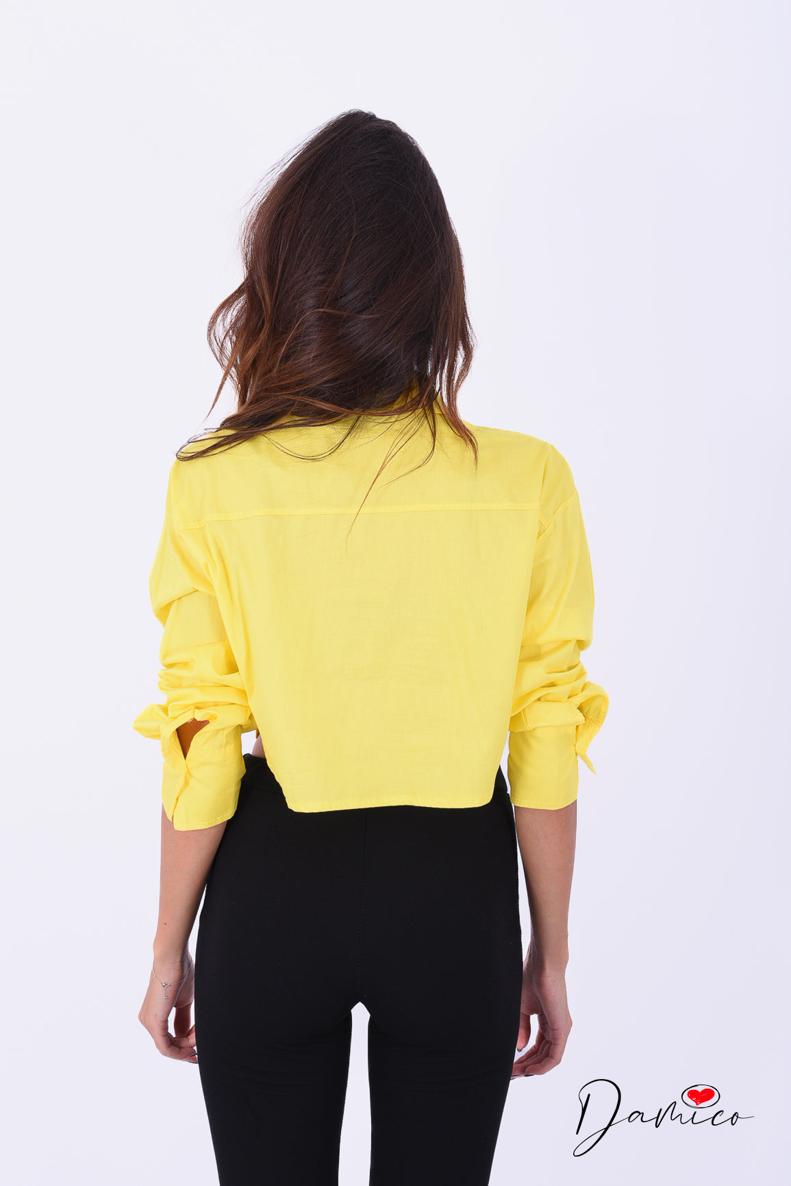 Camicia Crop con tasconi