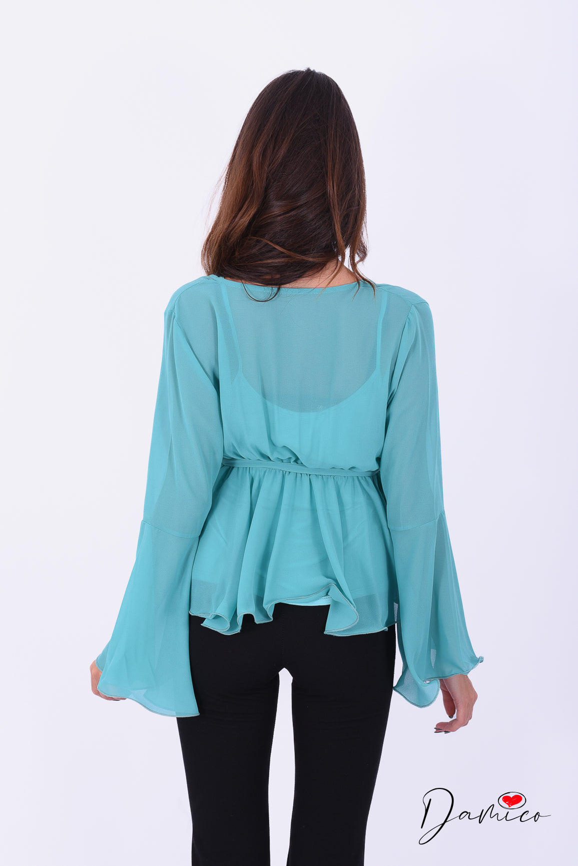 Maglia con volant