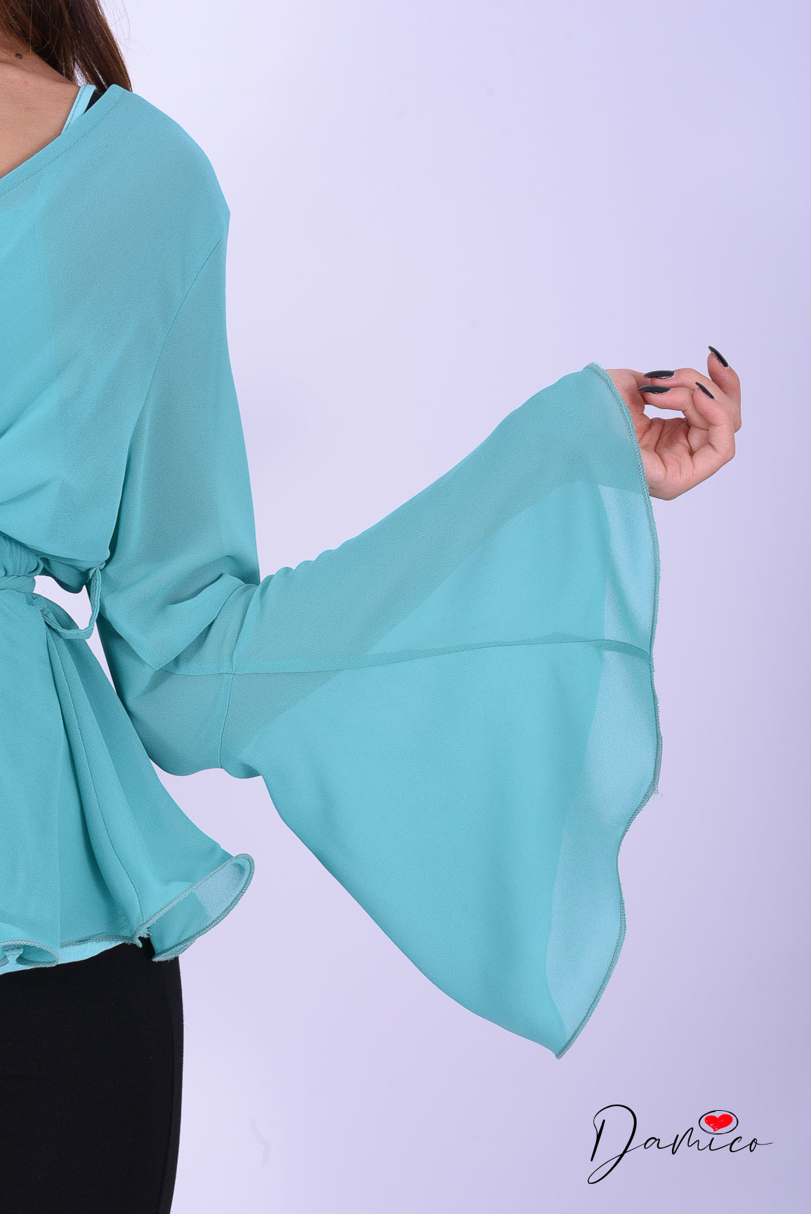 Maglia con volant