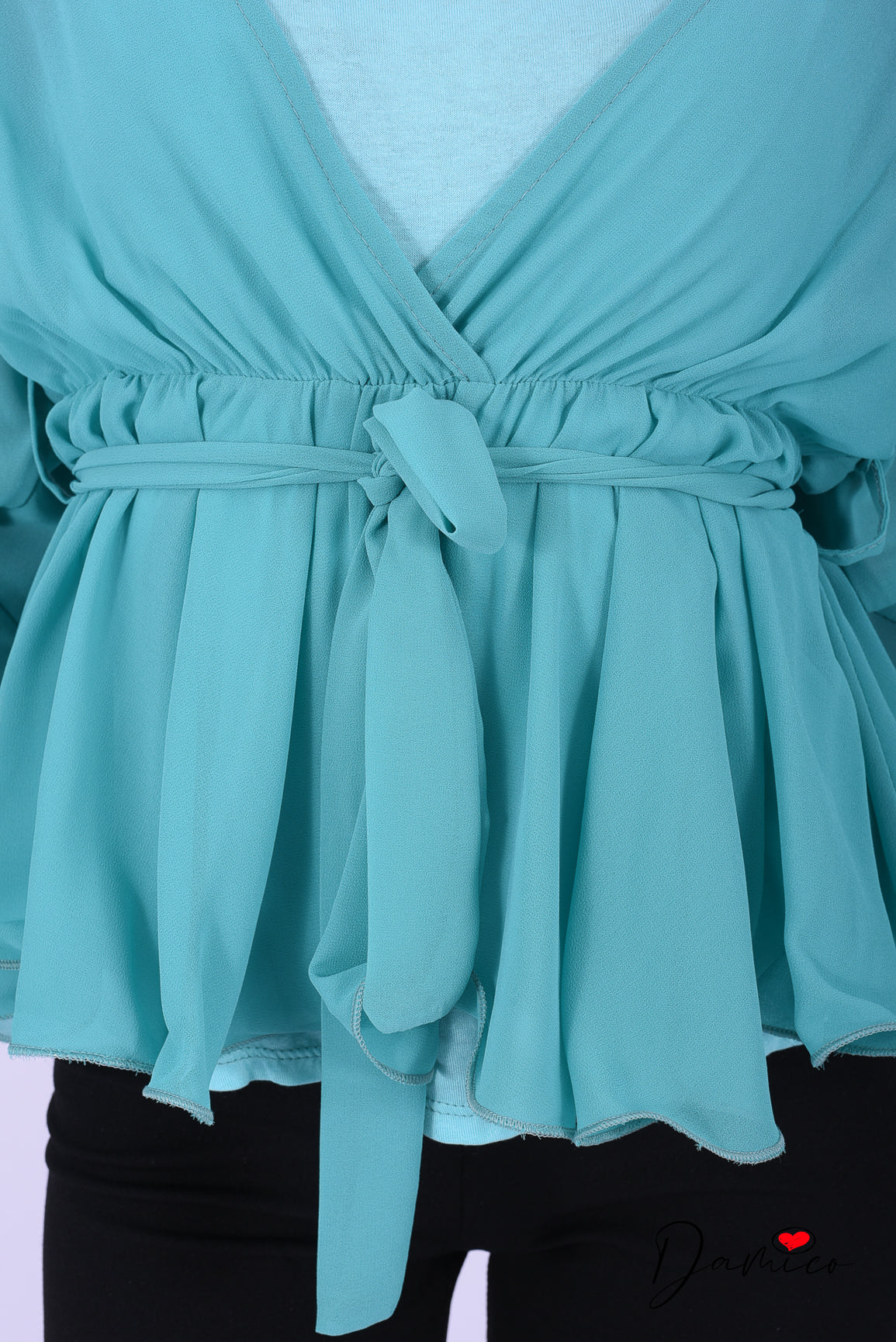 Maglia con volant