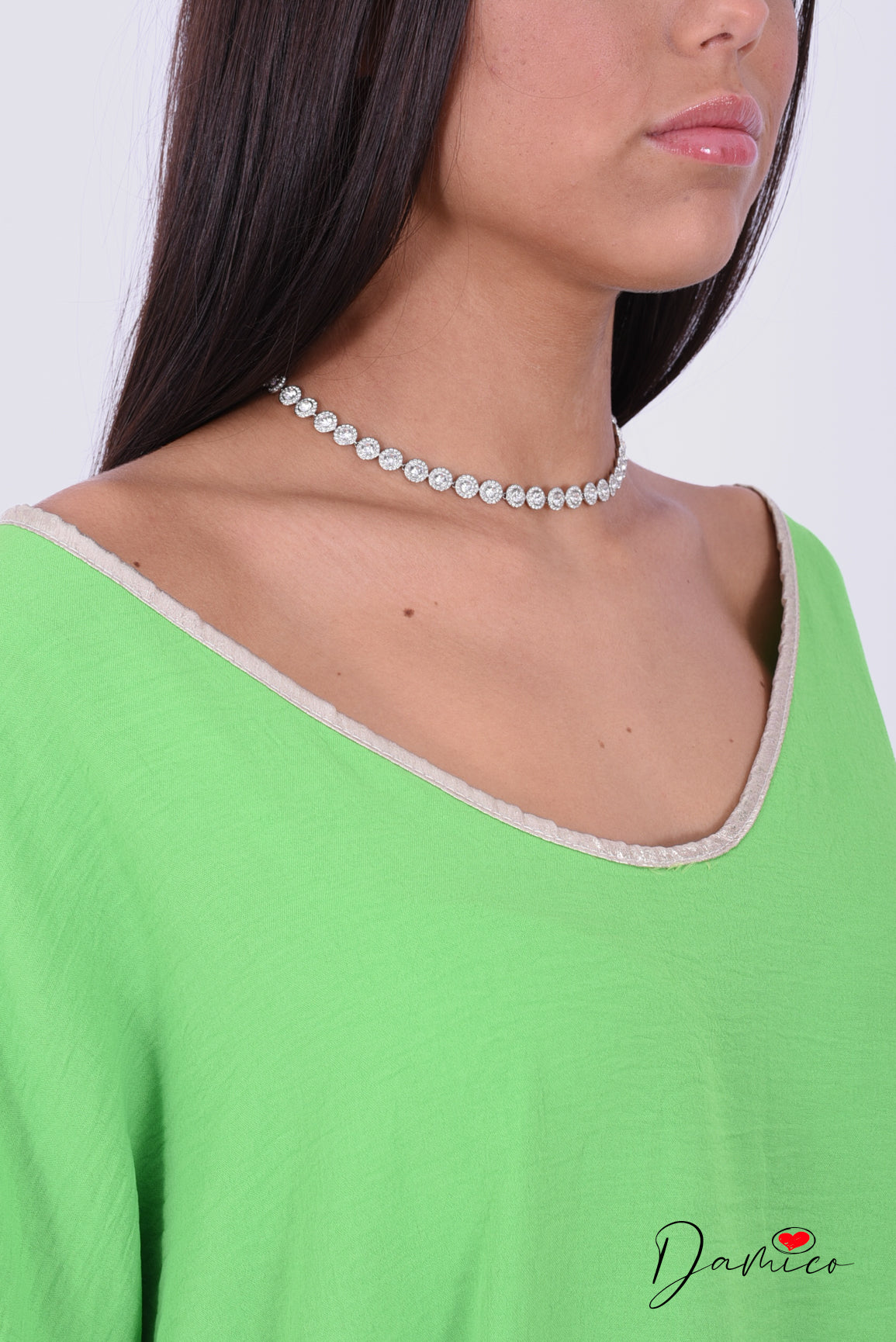 Blusa over con bordino
