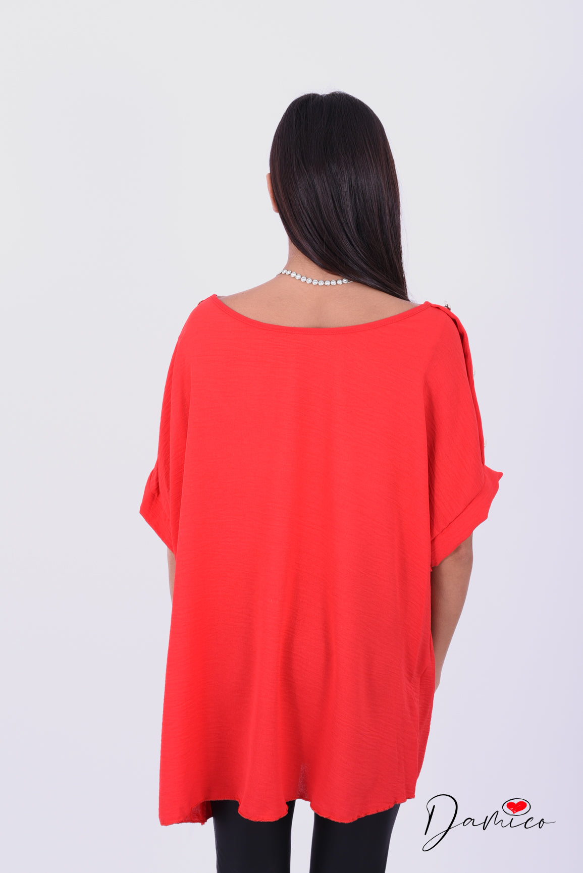 Blusa bottoncini oro