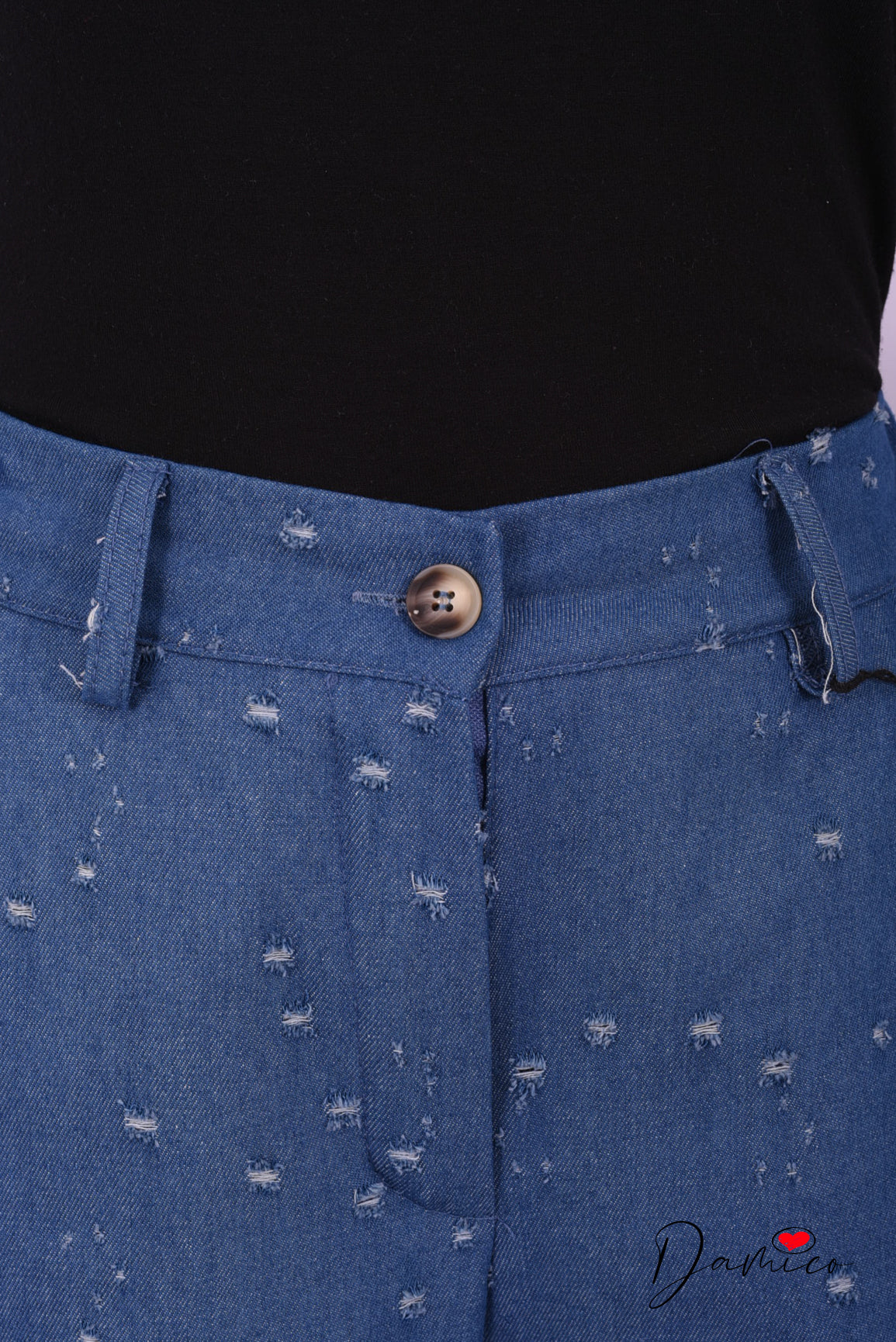 Panta palazzo Denim