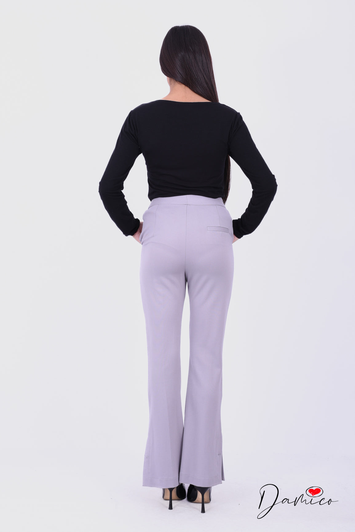 Pantalone bottone al fondo