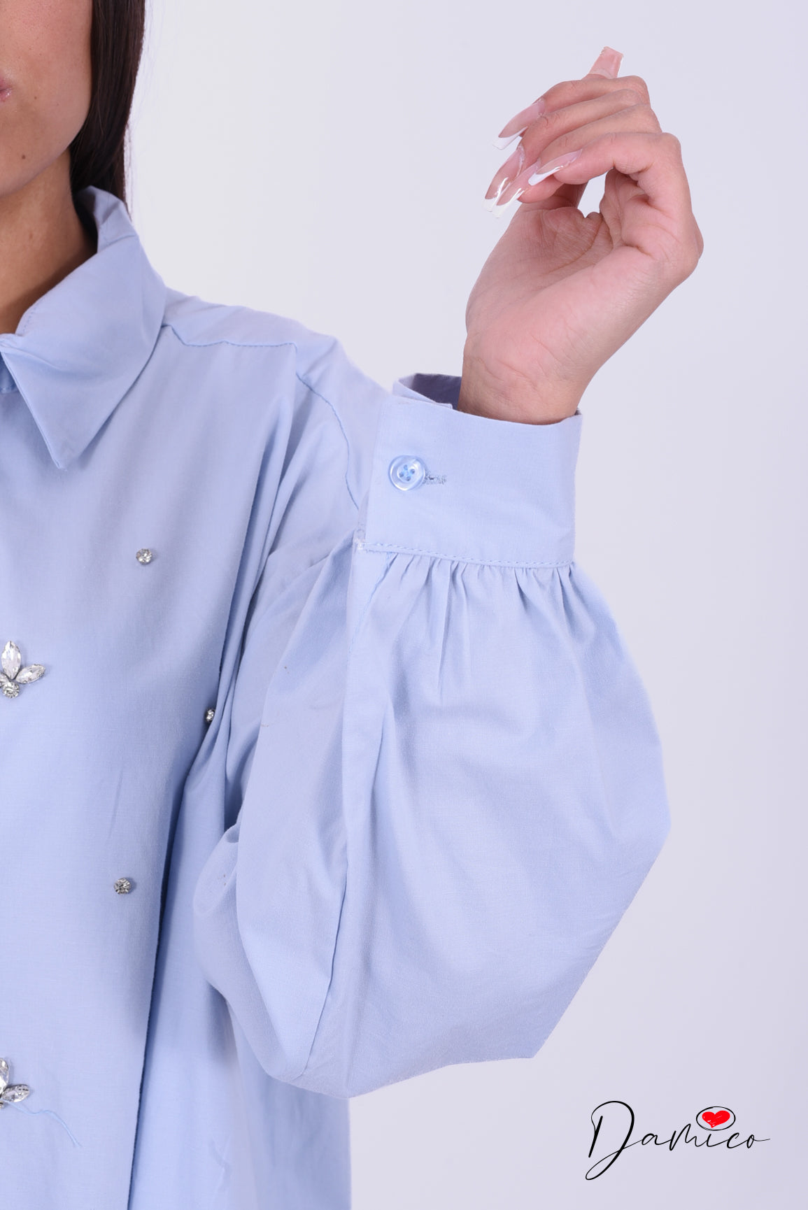 Camicia diamantini farfalle