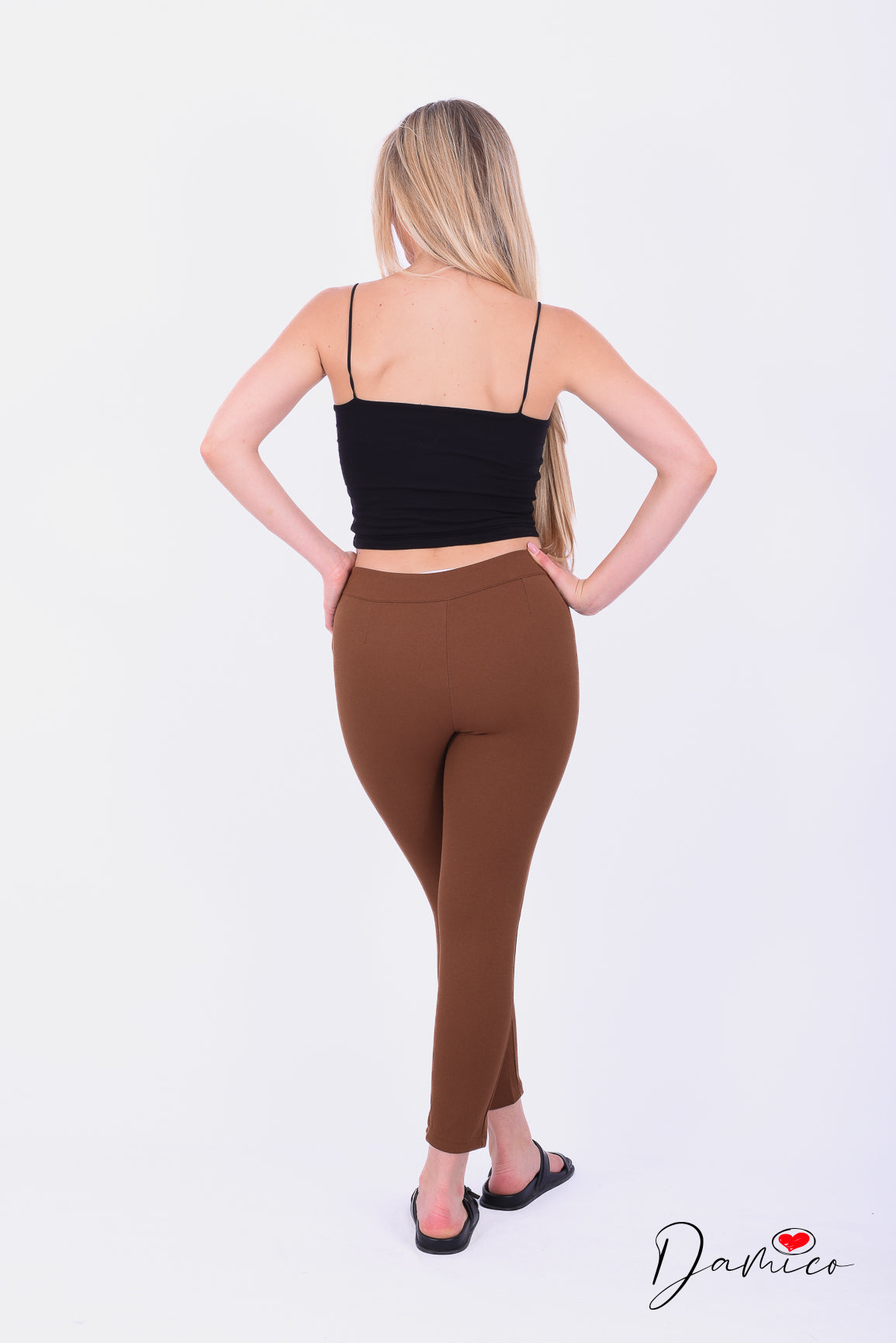 Pantalone zip laterale