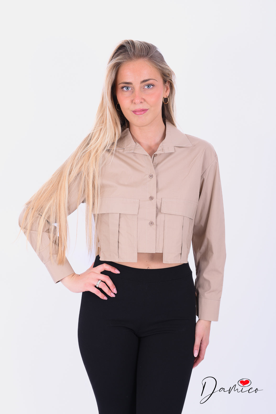 Camicia crop tasconi