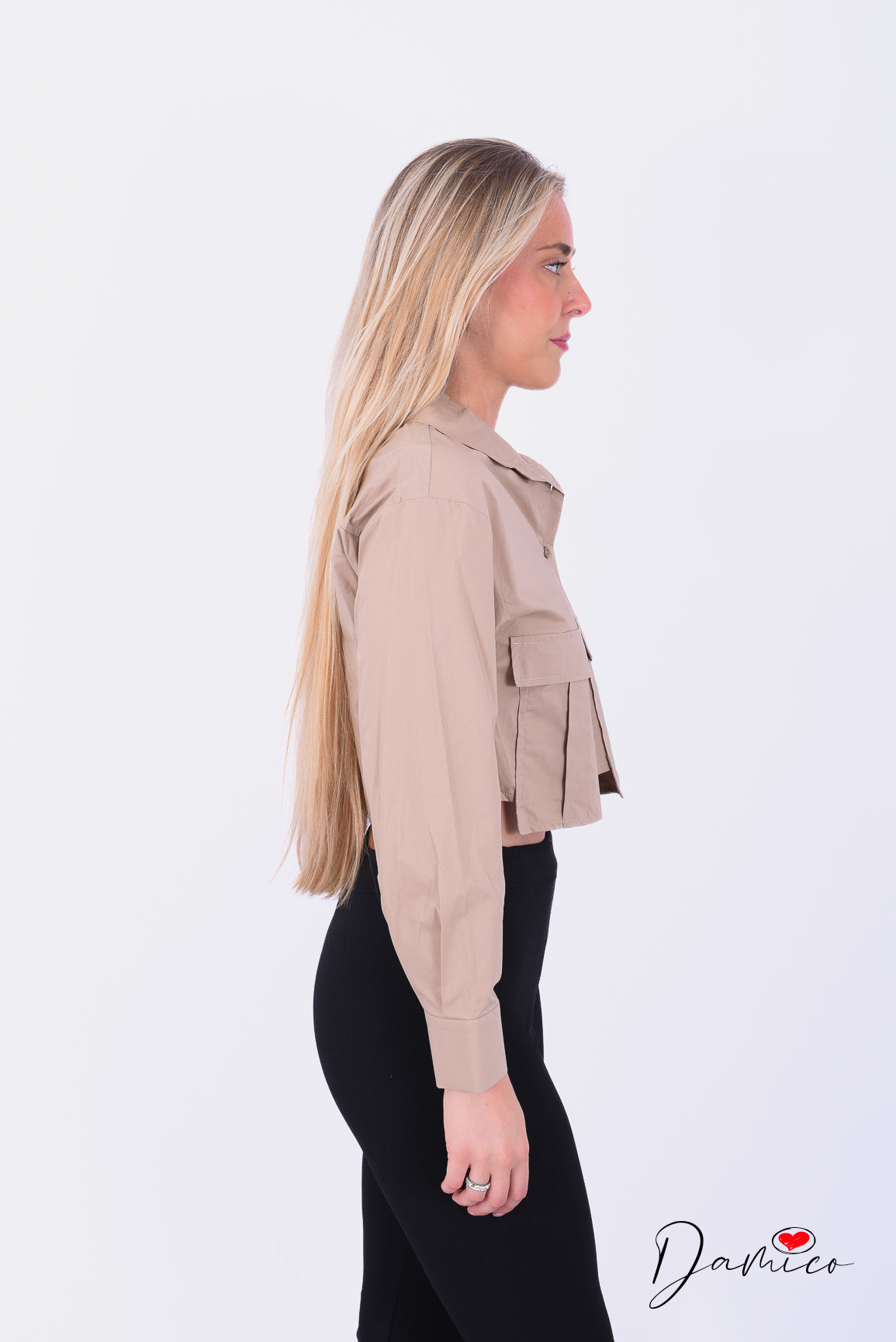 Camicia crop tasconi