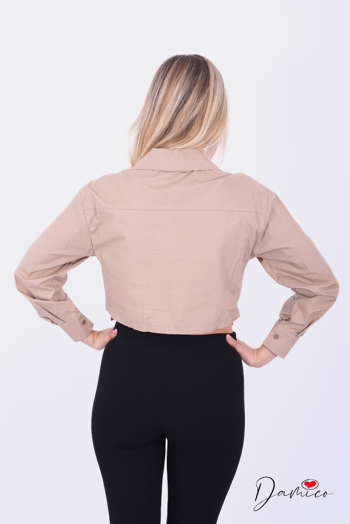 Camicia crop tasconi