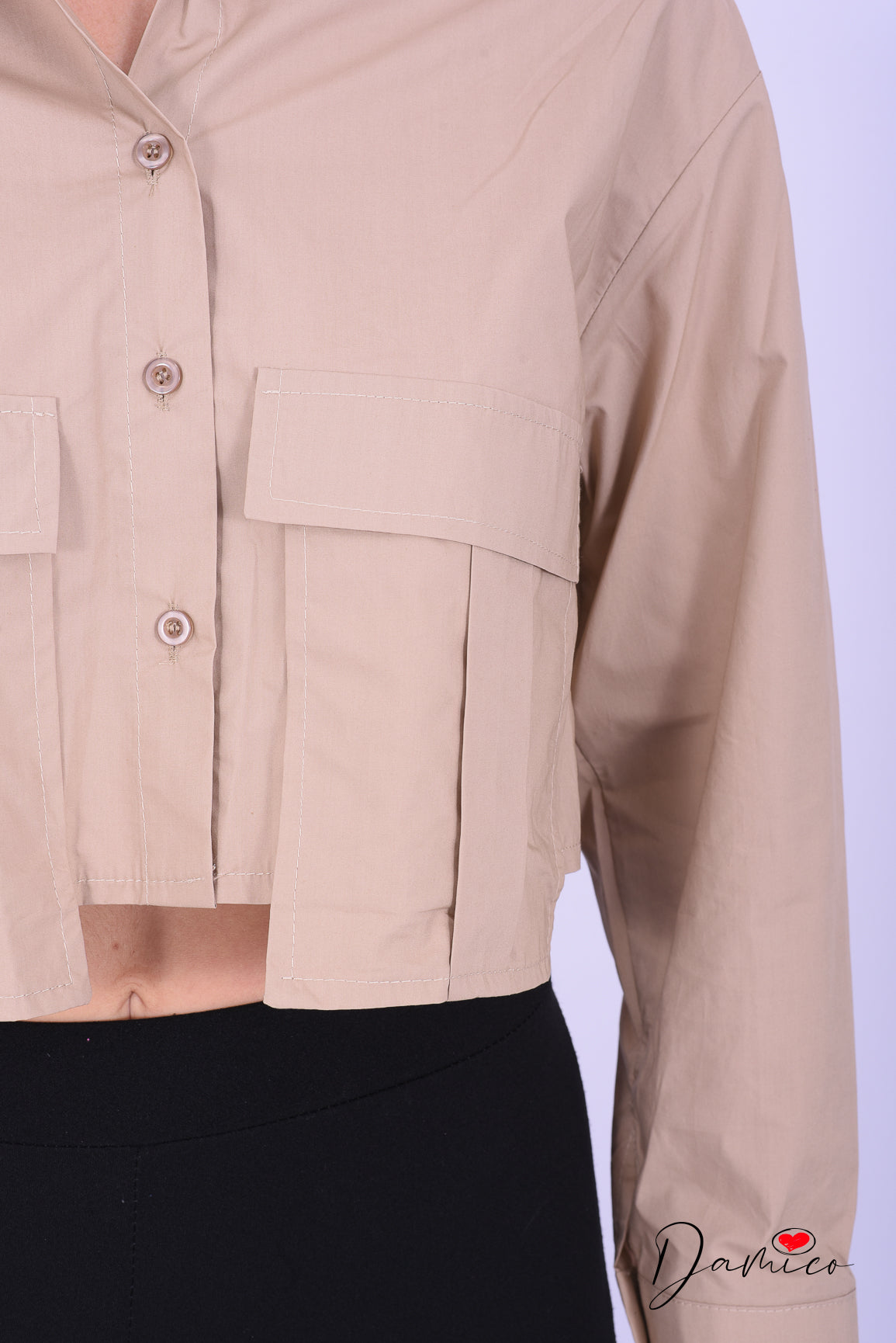 Camicia crop tasconi