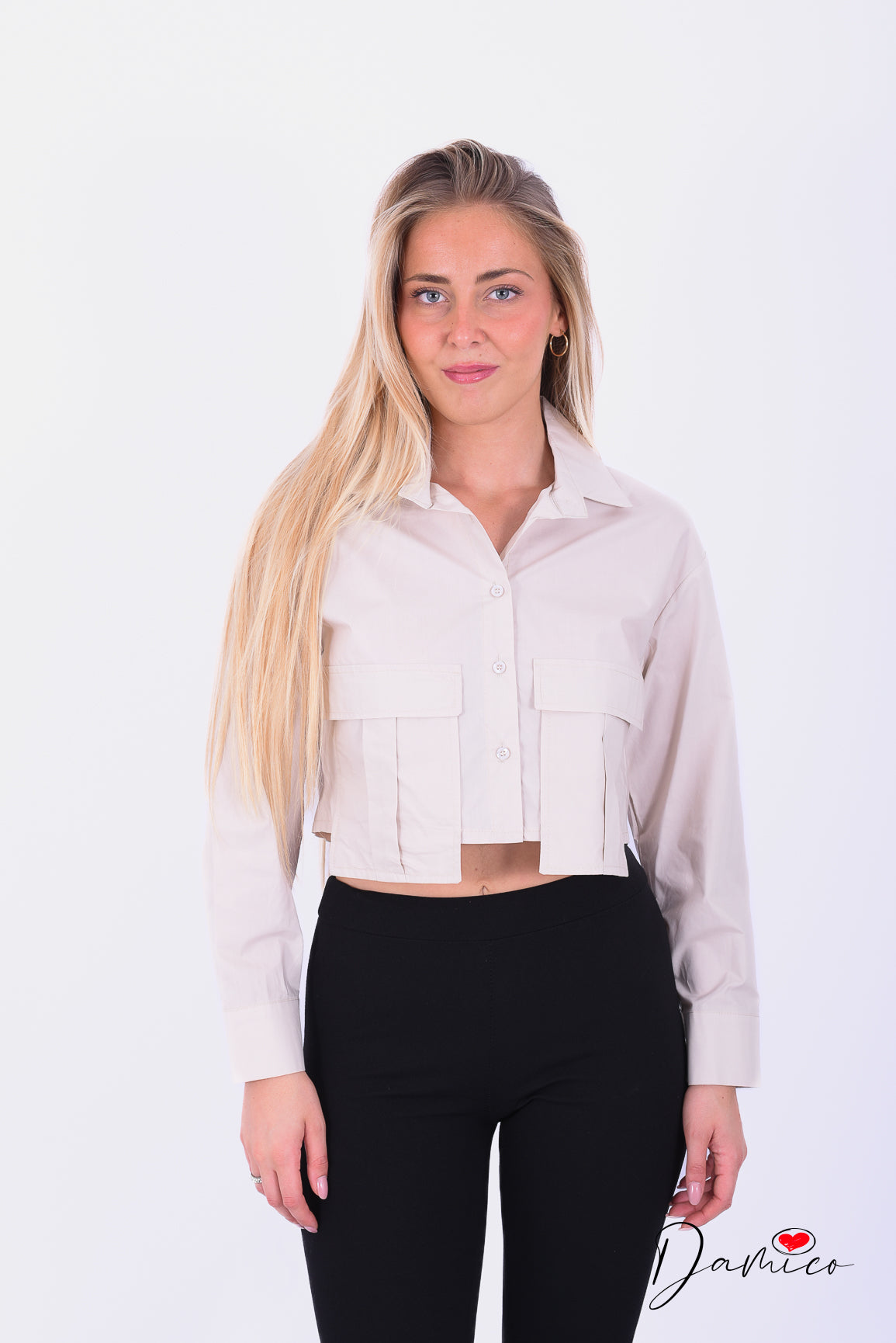 Camicia crop tasconi