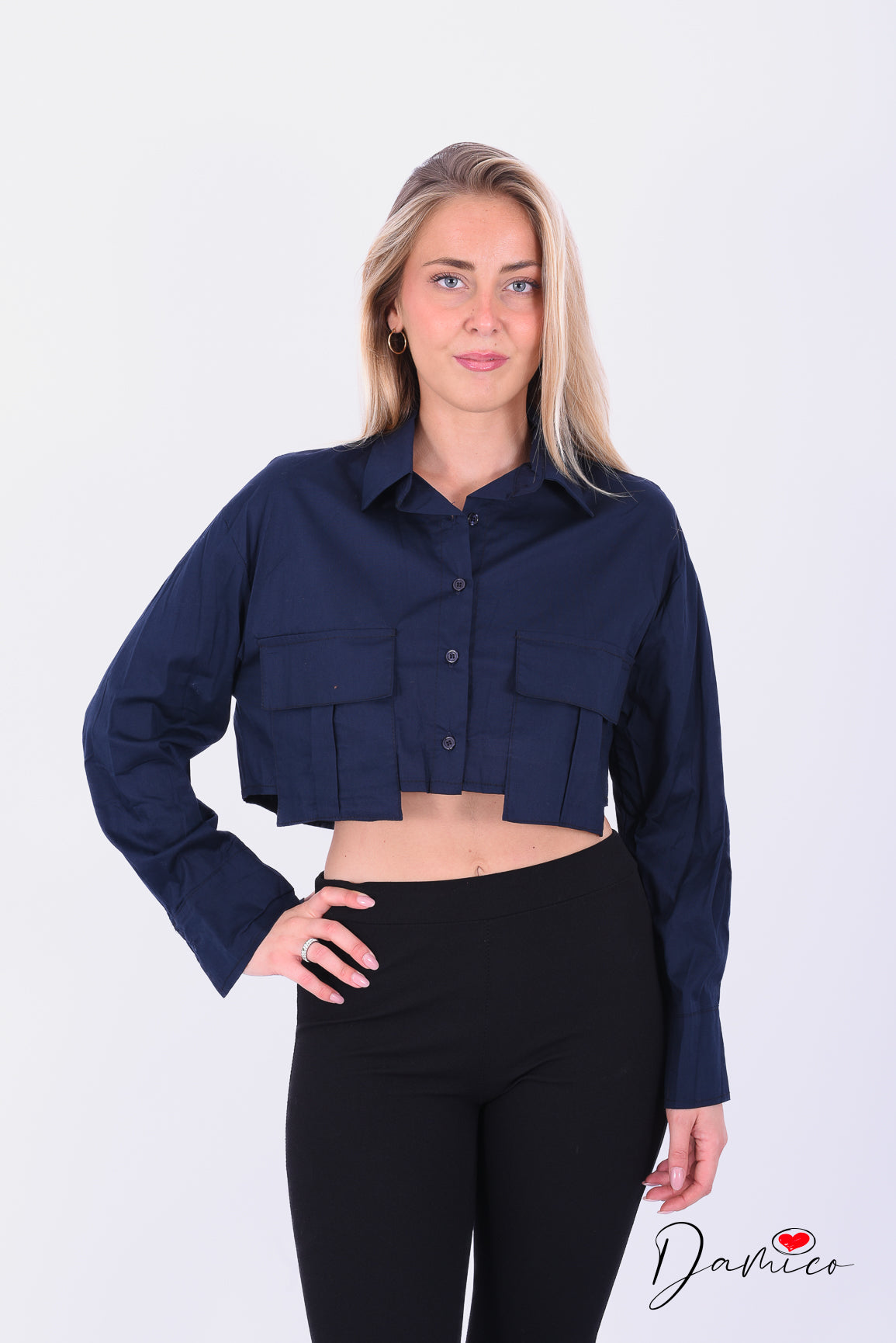 Camicia crop tasconi