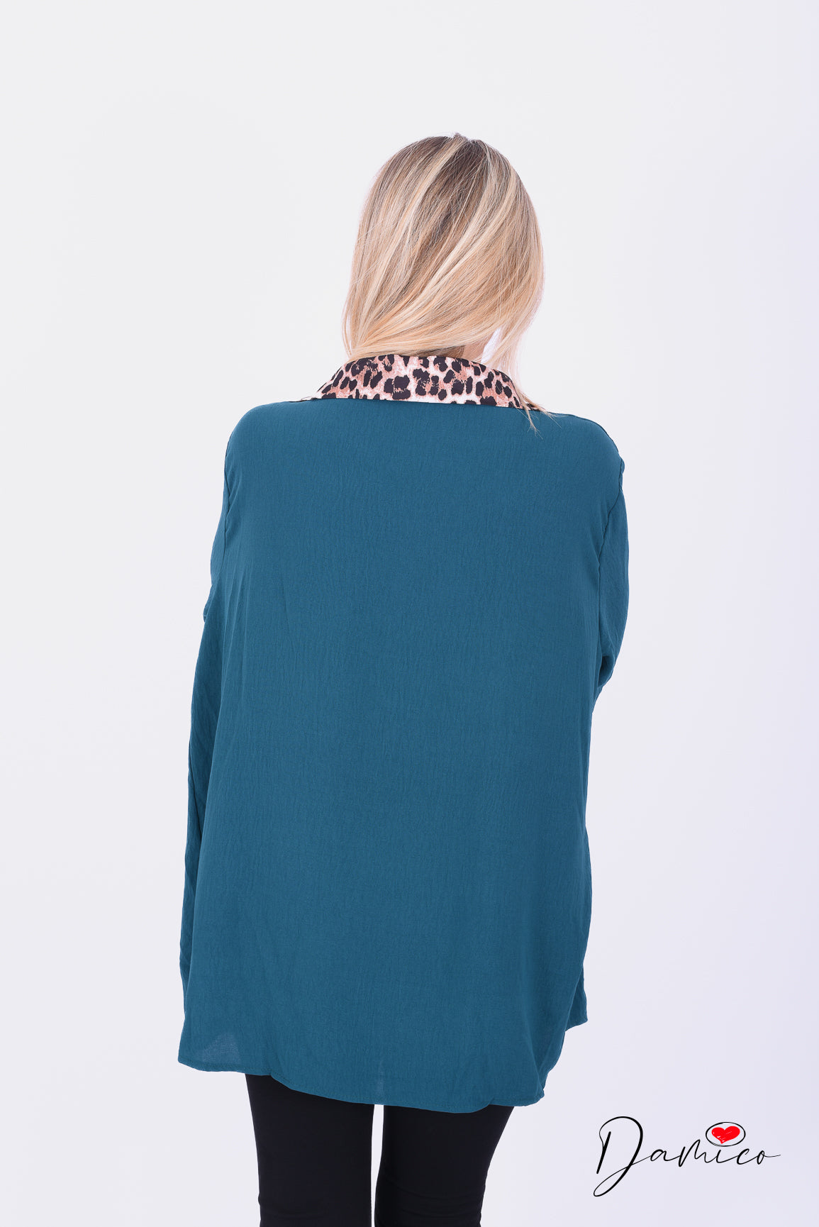Blusa over collo leo