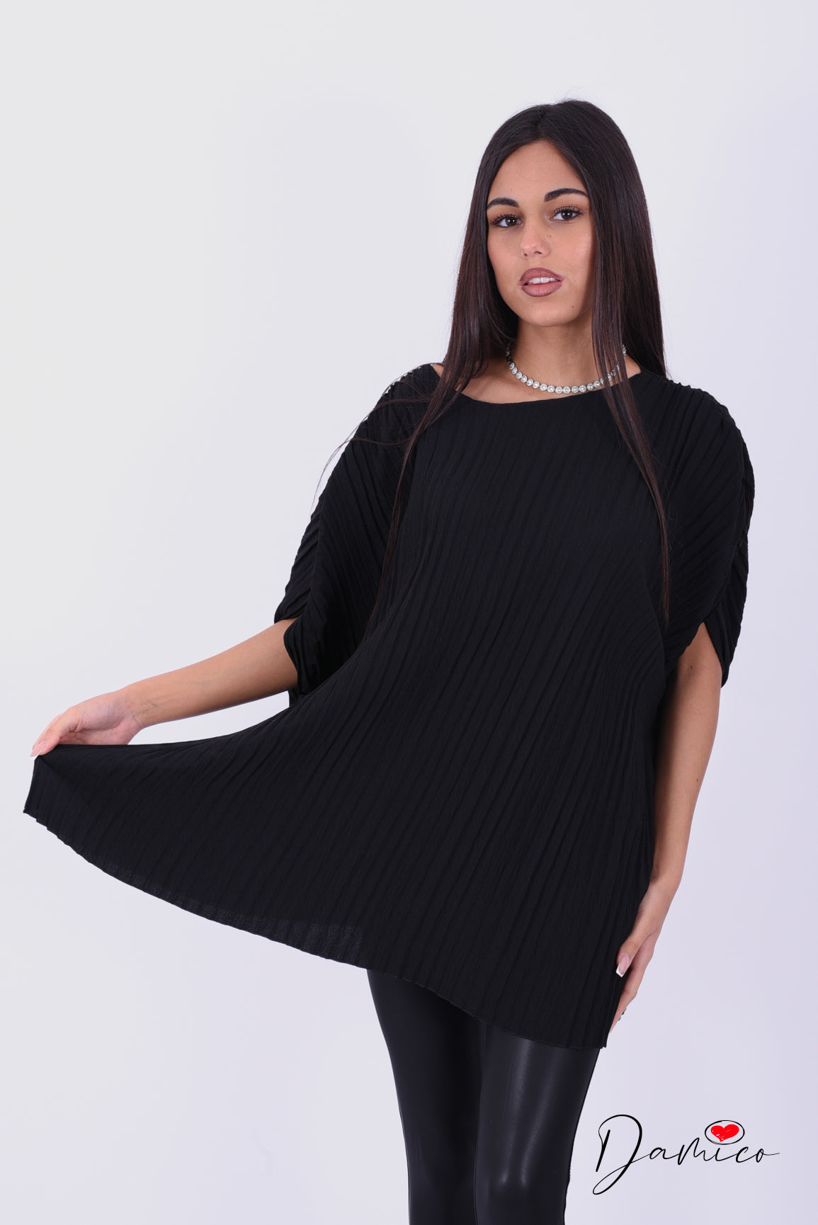 Blusa plissettata egg
