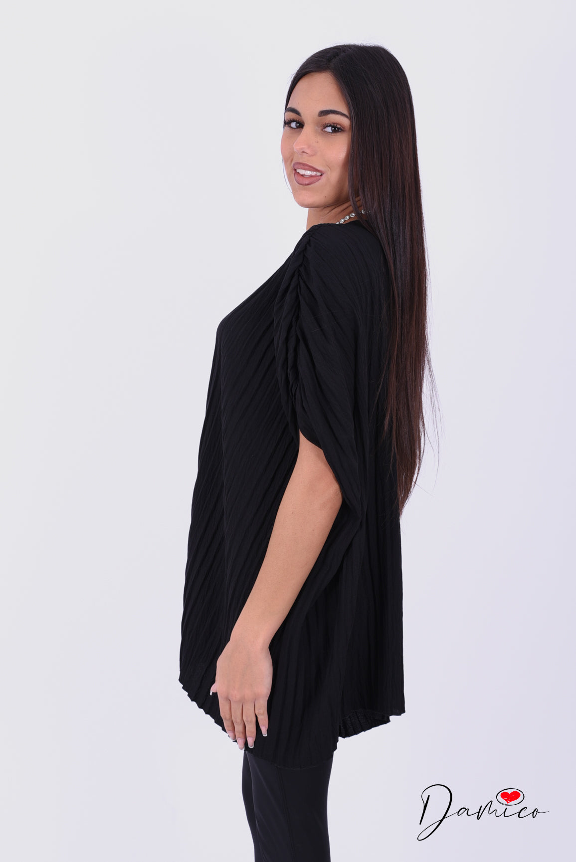 Blusa plissettata egg
